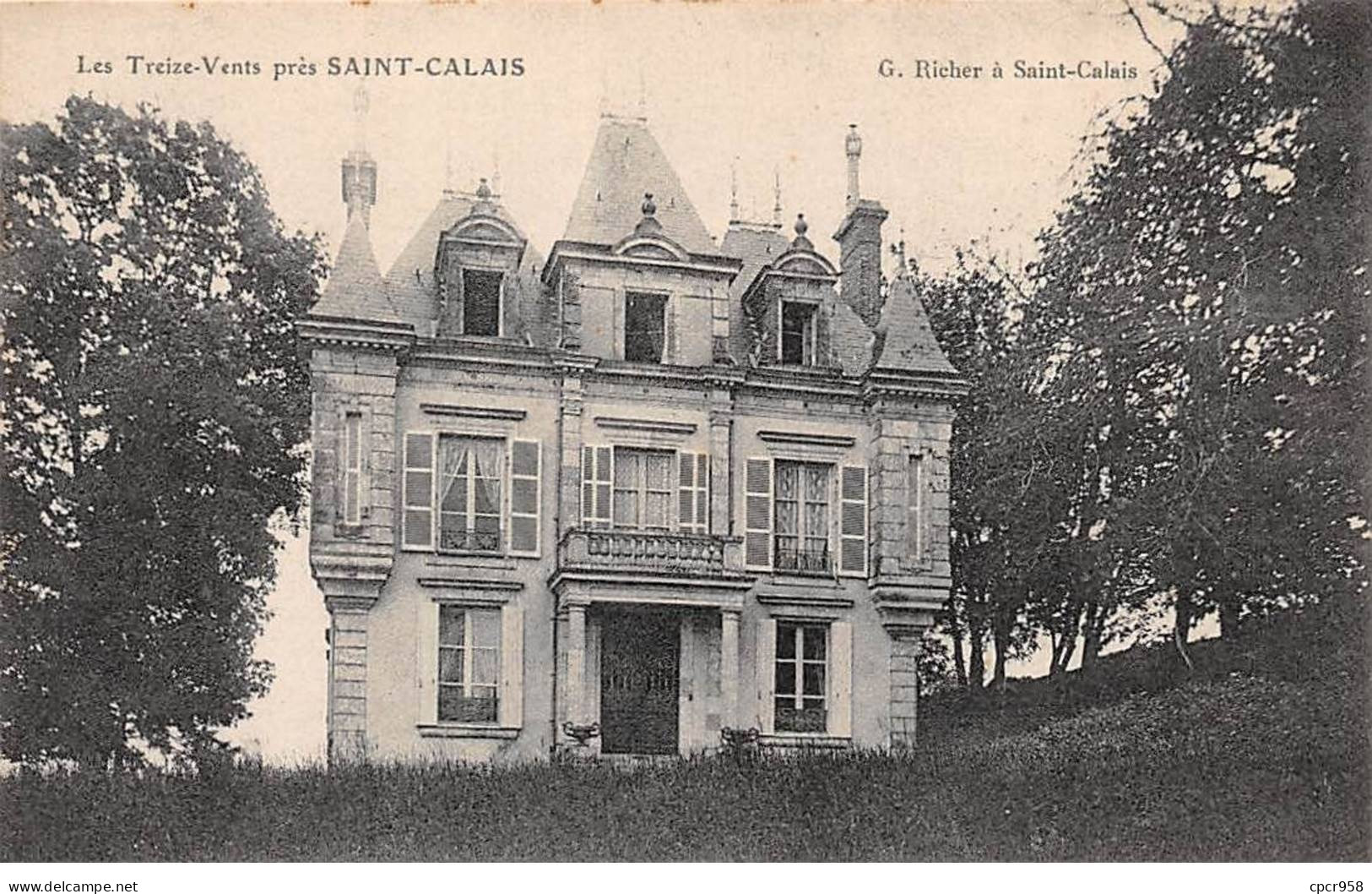 72.AM18966.Saint Calais.Les Treize Vents.Batisse - Saint Calais