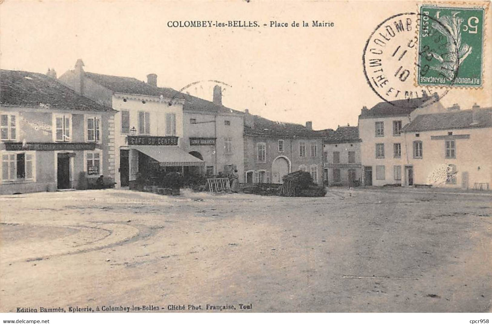54 - COLOMBEY LES BELLES - SAN43677 - Place De La Mairie - Colombey Les Belles