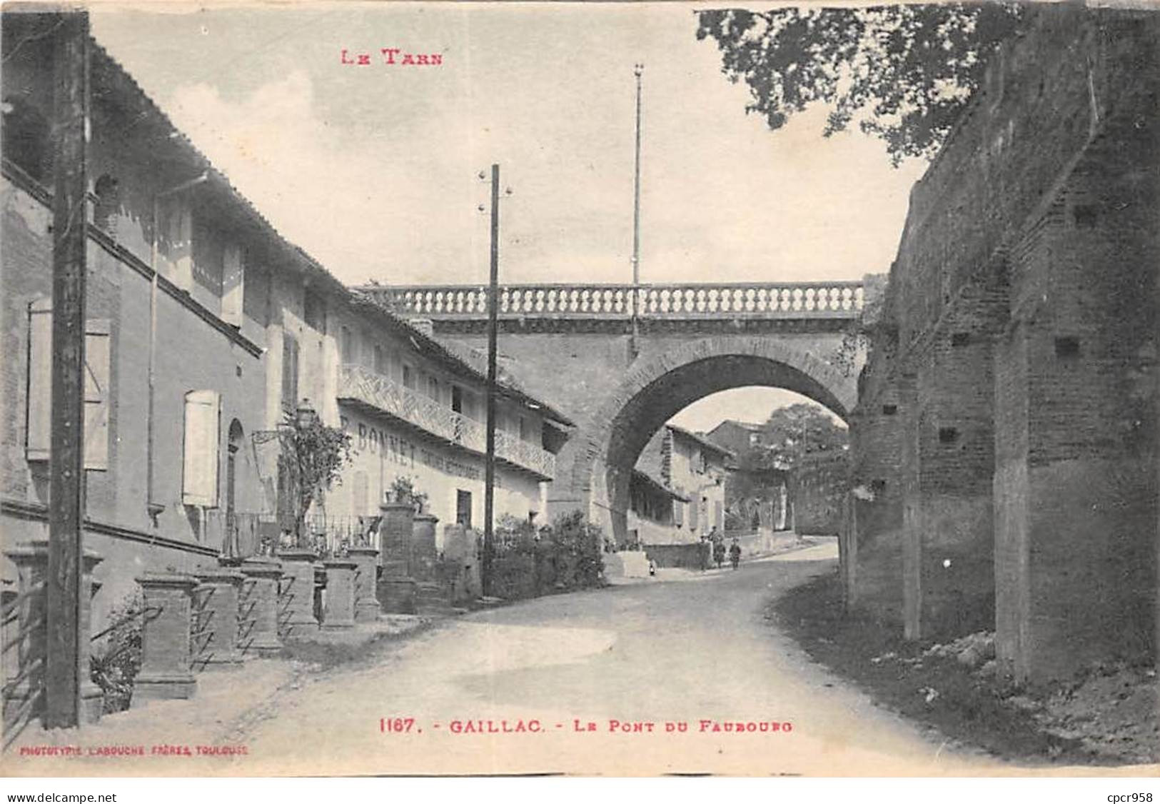 81 - GAILLAC - SAN39021 - Le Pont Du Faubourg - Gaillac