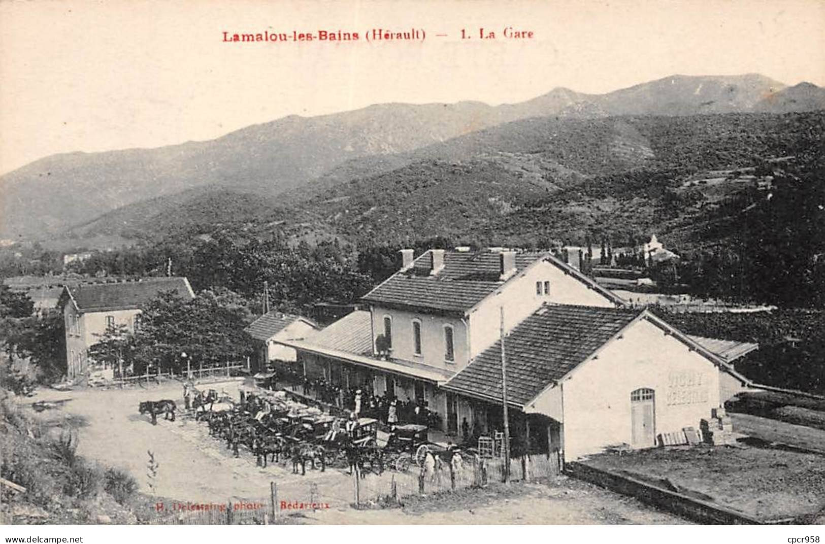 34 - LAMALOU LES BAINS - SAN38750 - La Gare - Lamalou Les Bains