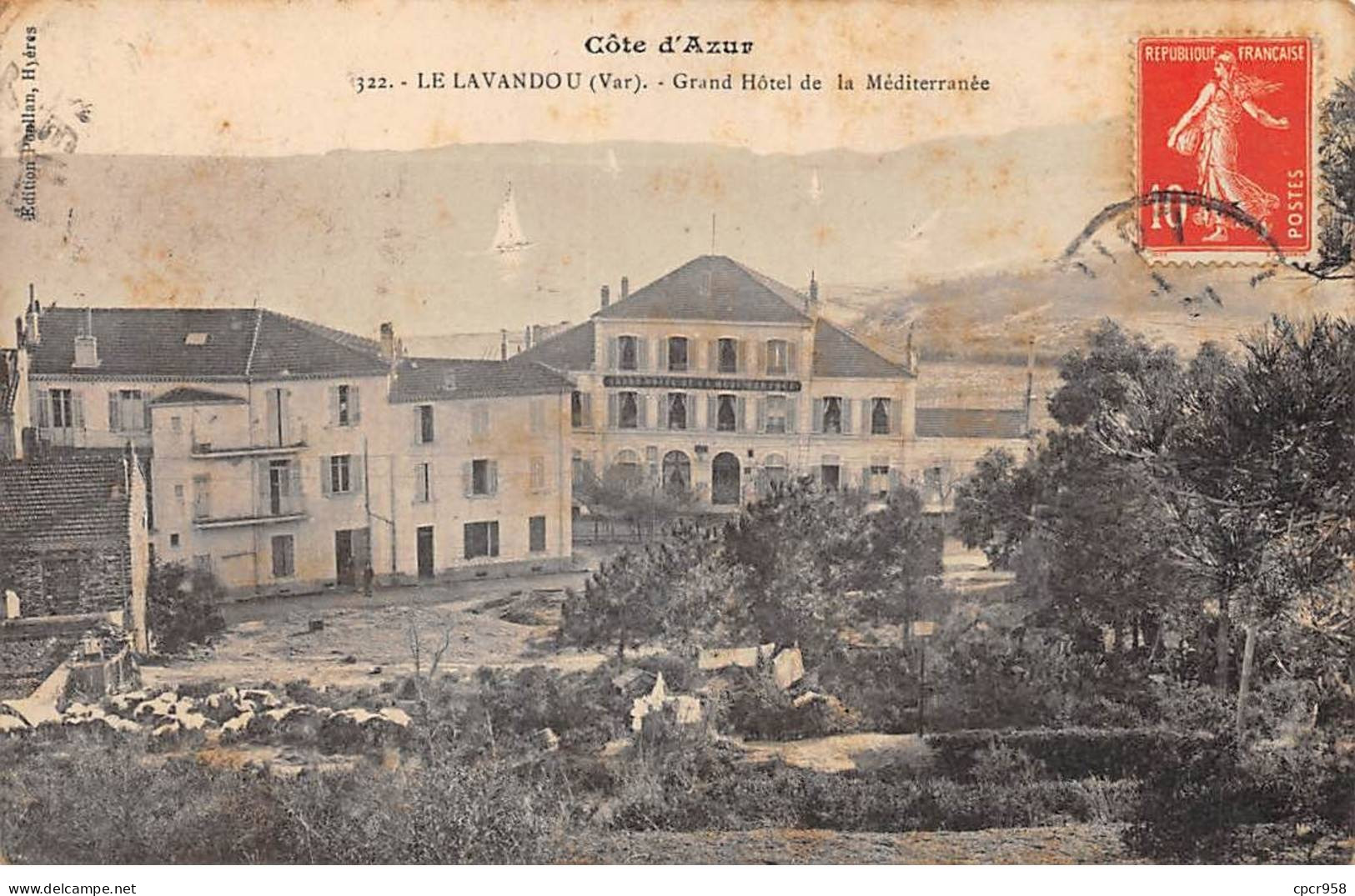 83.AM19139.Le Lavandou.N°322.Grand Hôtel De La Méditerrannée - Le Lavandou