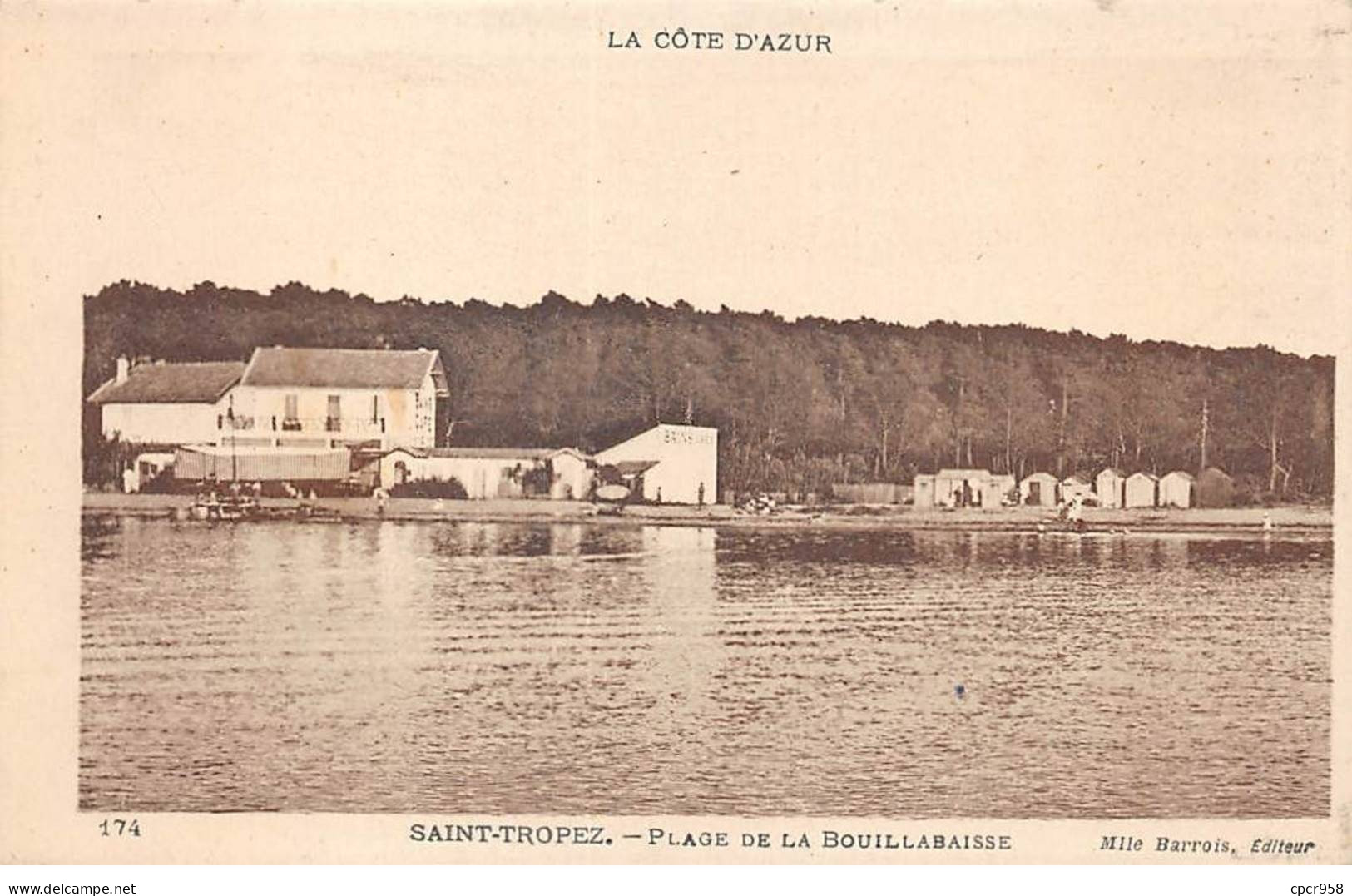 83.AM19137.Saint Tropez.N°174.Plage De La Bouillabaisse - Saint-Tropez