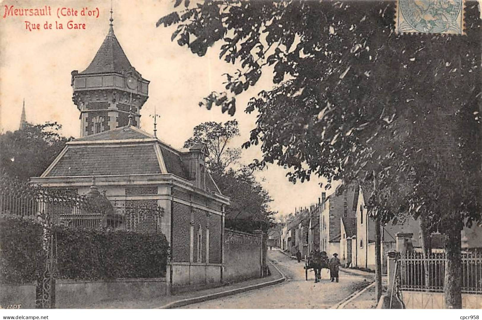 21 - MEURSAULT - SAN38383 - Rue De La Gare - Meursault