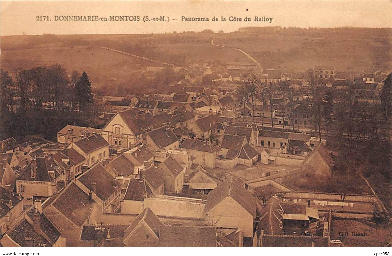 77.AM19083.Donnemarie En Montois.N°2171.Vue Générale De La Côte Du Ralloy - Donnemarie Dontilly