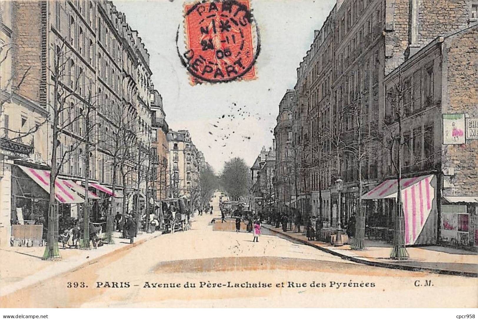 75020 - PARIS - SAN44054 - Avenue Du Père Lachaise Et Rue Des Pyrénées - Distrito: 20