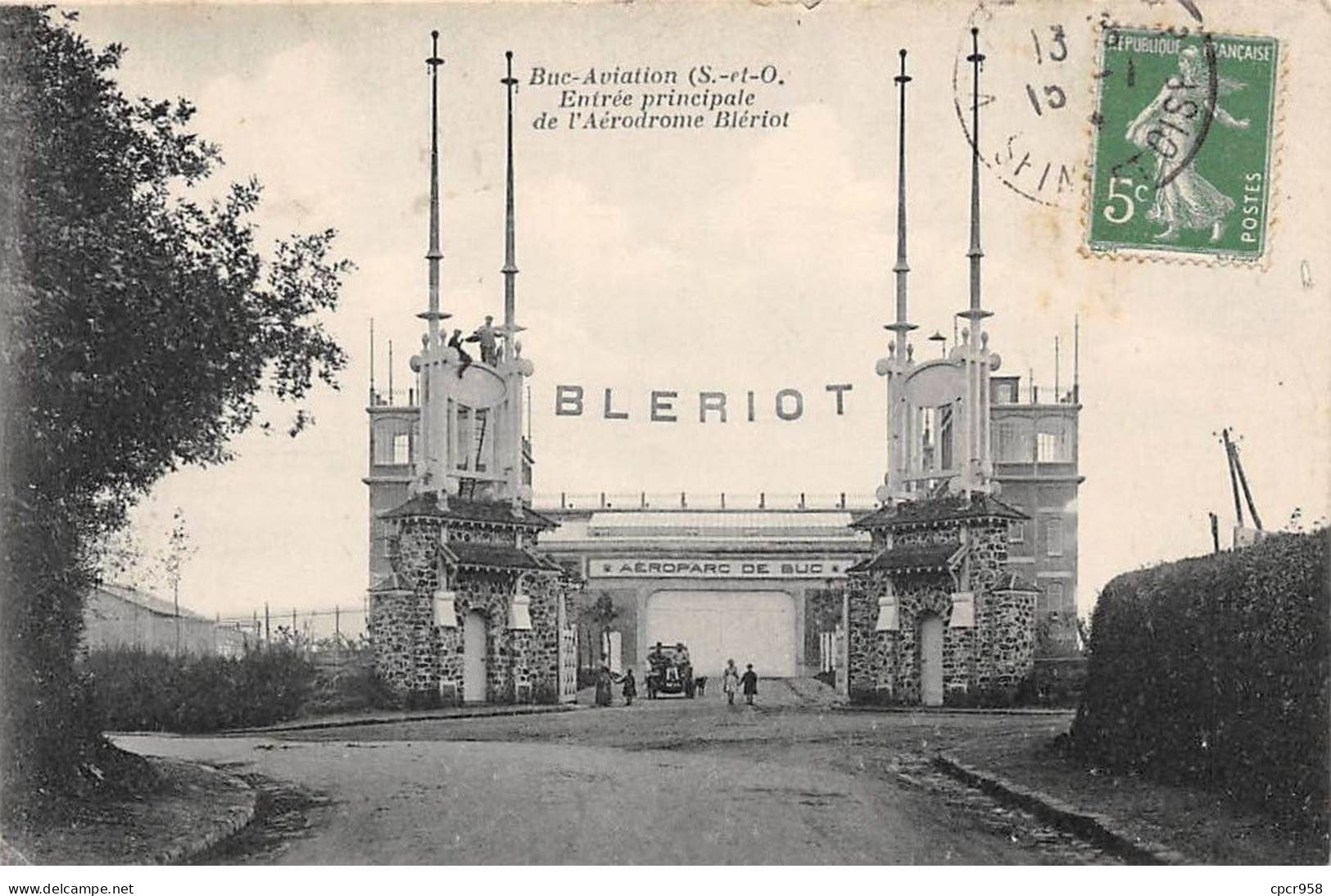 78 - BUC - SAN44120 - Aviation - Entrée Principale De L'Aérodrome Blériot - Buc