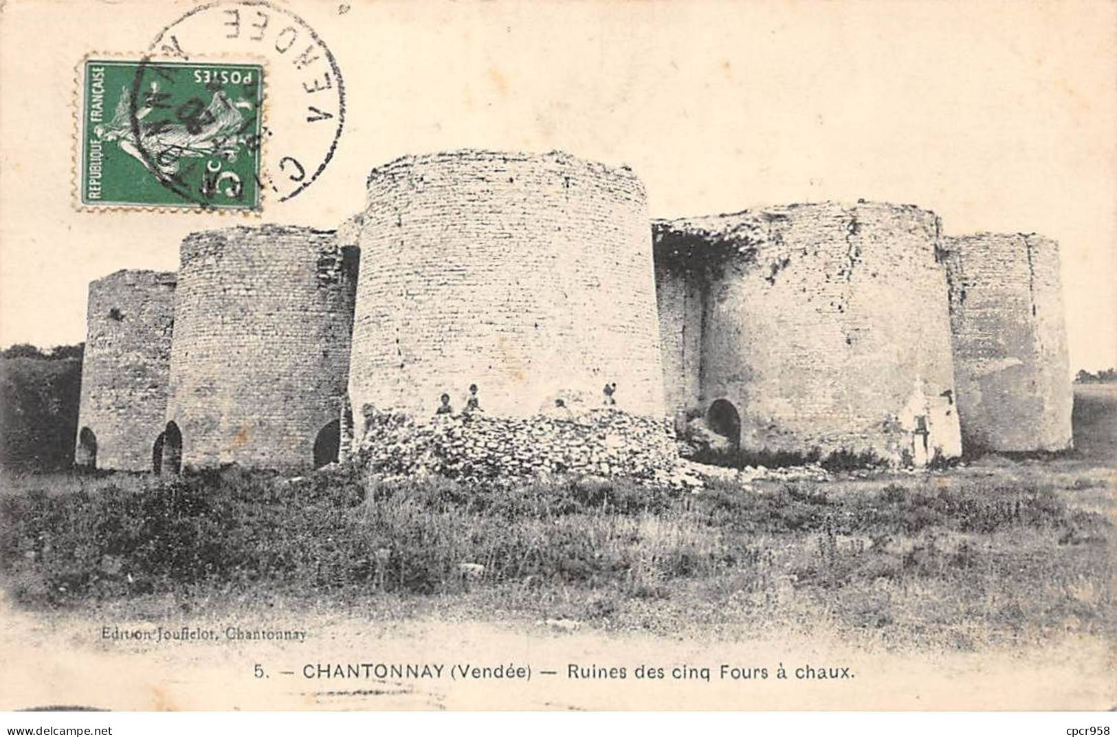 85 - CHANTONNAY - SAN44188 - Ruines Des Cinq Fours à Chaux - Chantonnay