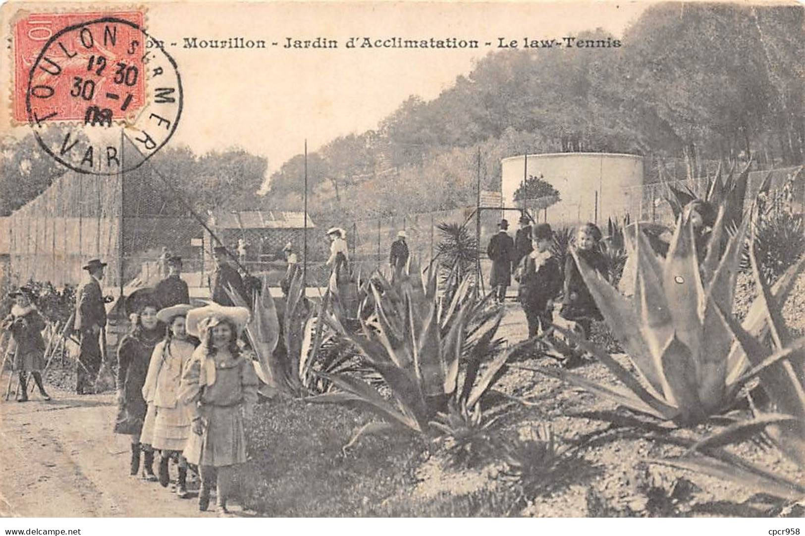 83 - TOULON - SAN44155 - Mourillon - Jardin D'Acclimatation - Le Law Tennis - En L'état - Toulon