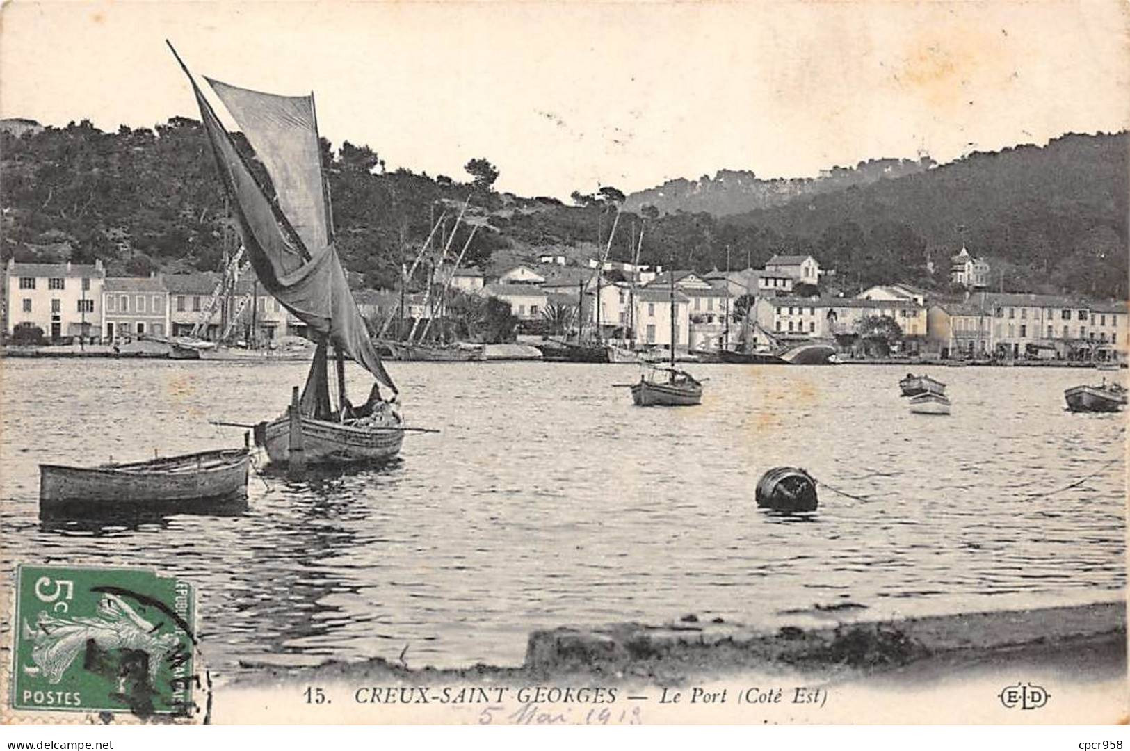 83 - CREUX SAINT GEORGES - SAN44160 - Le Port - Sonstige & Ohne Zuordnung