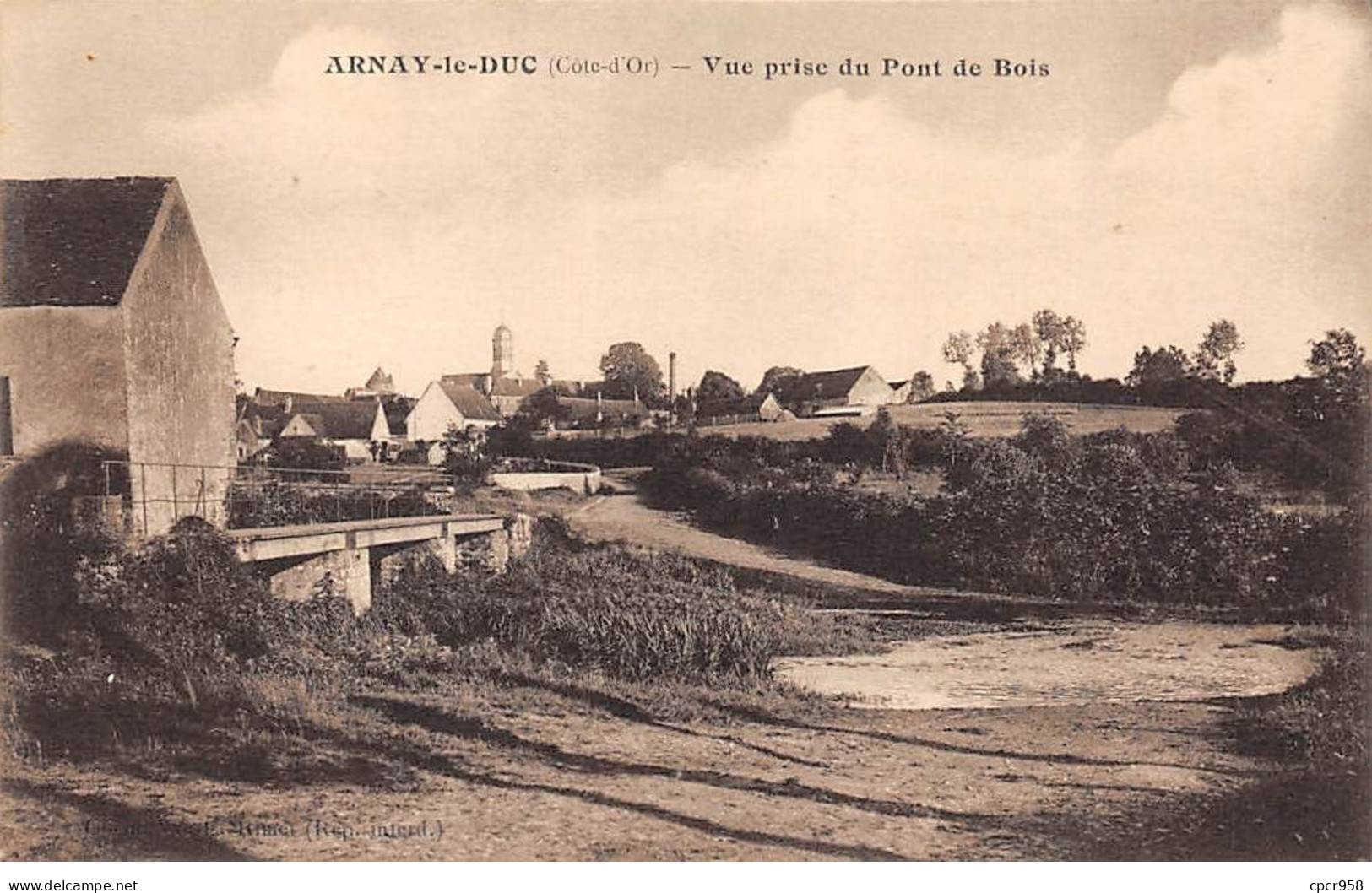21 - ARNAY LE DUC - SAN39799 - Vue Prise Du Pont De Bois - Arnay Le Duc