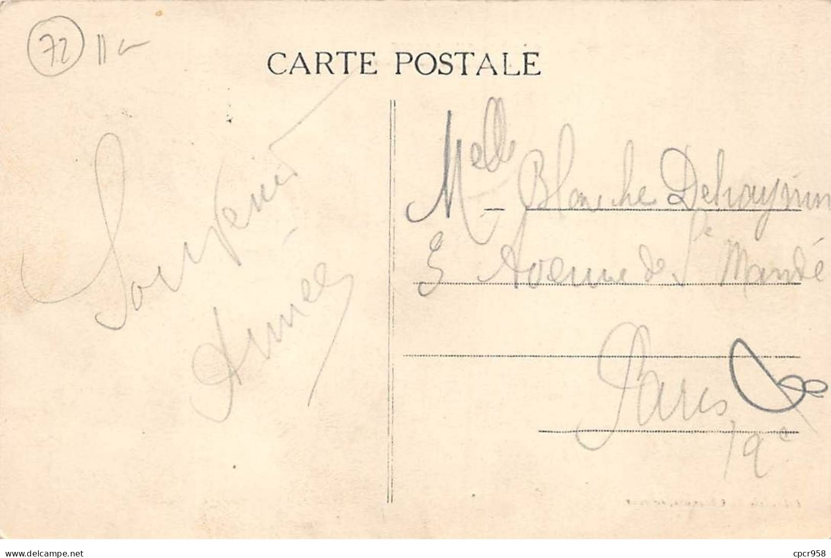 72.AM19359.Sillé Le Guillaume.Rue Dugas.La Poste - Sille Le Guillaume