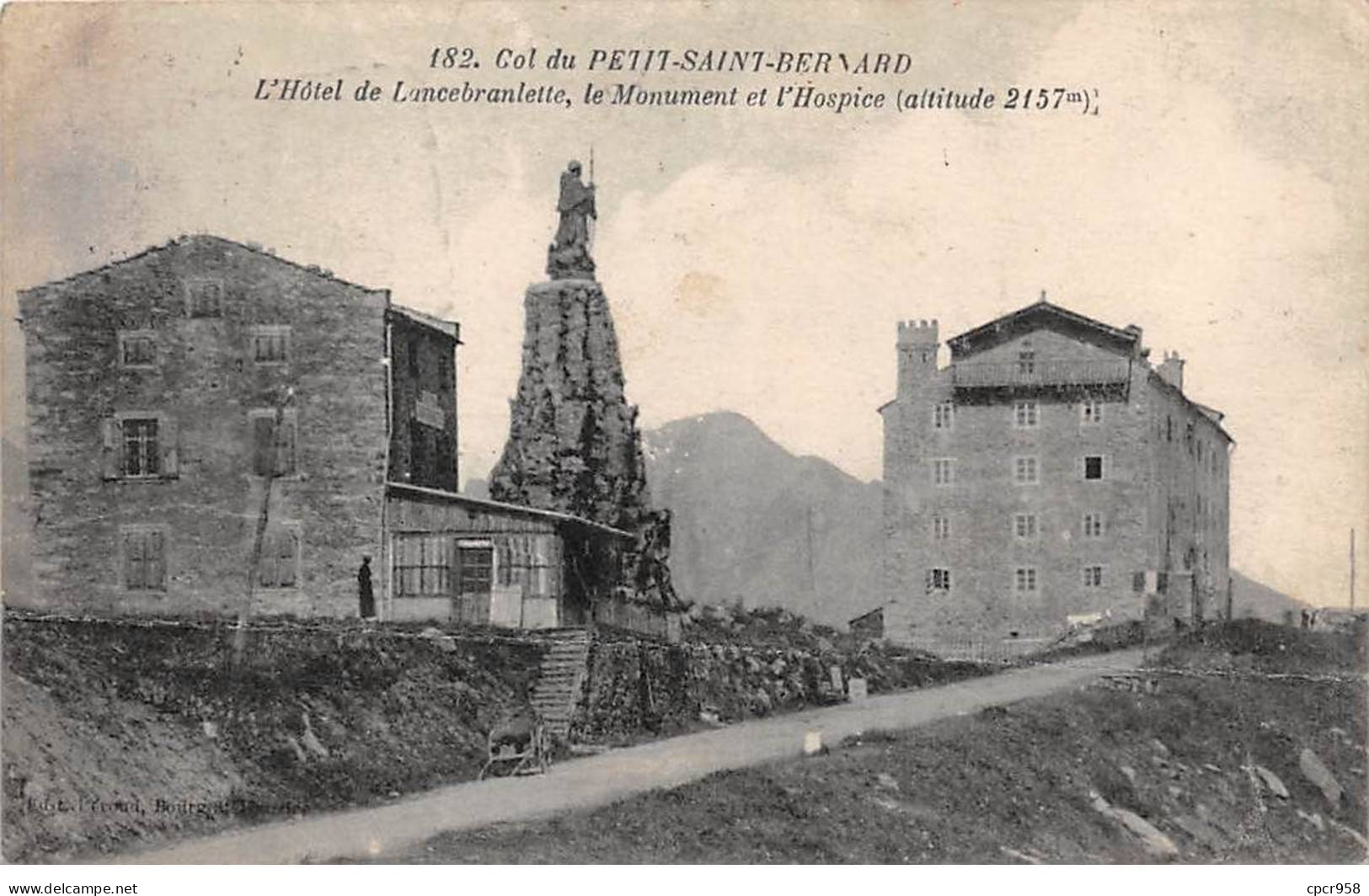 ITALIE - COL DU PETIT SANT BERNARD - SAN39585 - L'Hôtel De Lancebranlette - Le Monument Et L'Hospice - Aosta