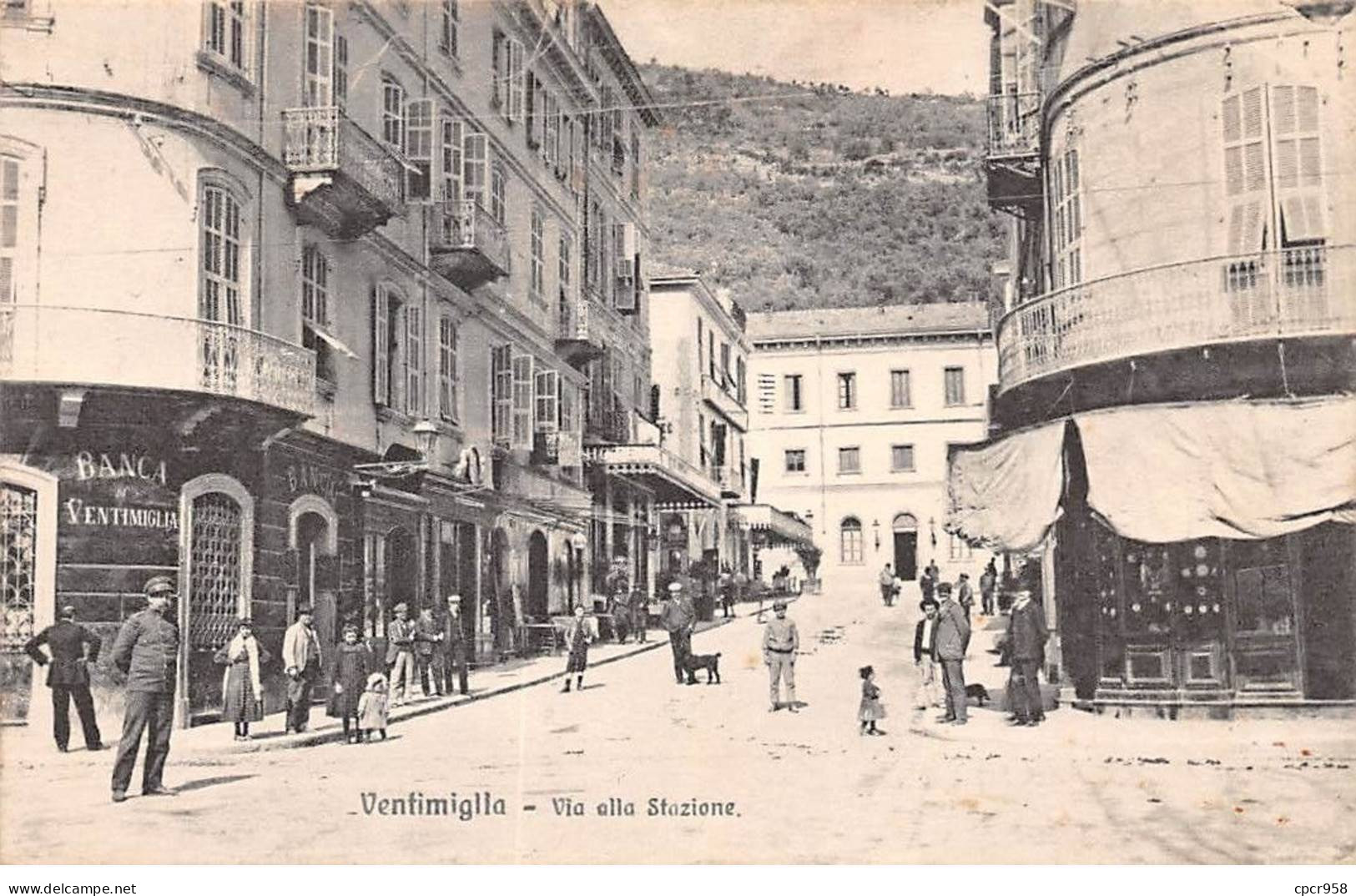 ITALIE - VENTIMIGLIA - SAN39217 - Via Alla Stazione - Sonstige & Ohne Zuordnung