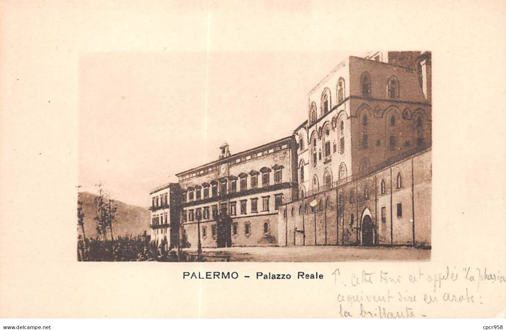 ITALIE - PALERMO - SAN39214 - Palazzo Reale - Andere & Zonder Classificatie