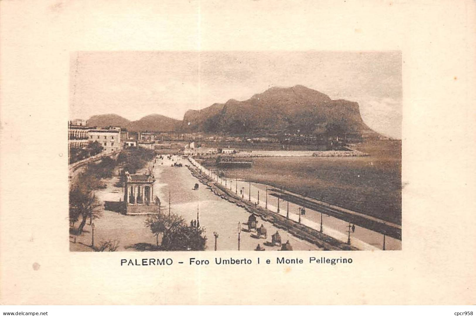 ITALIE - PALERMO - SAN39212 - Foro Umberto - E Monte Pellegrino - Autres & Non Classés