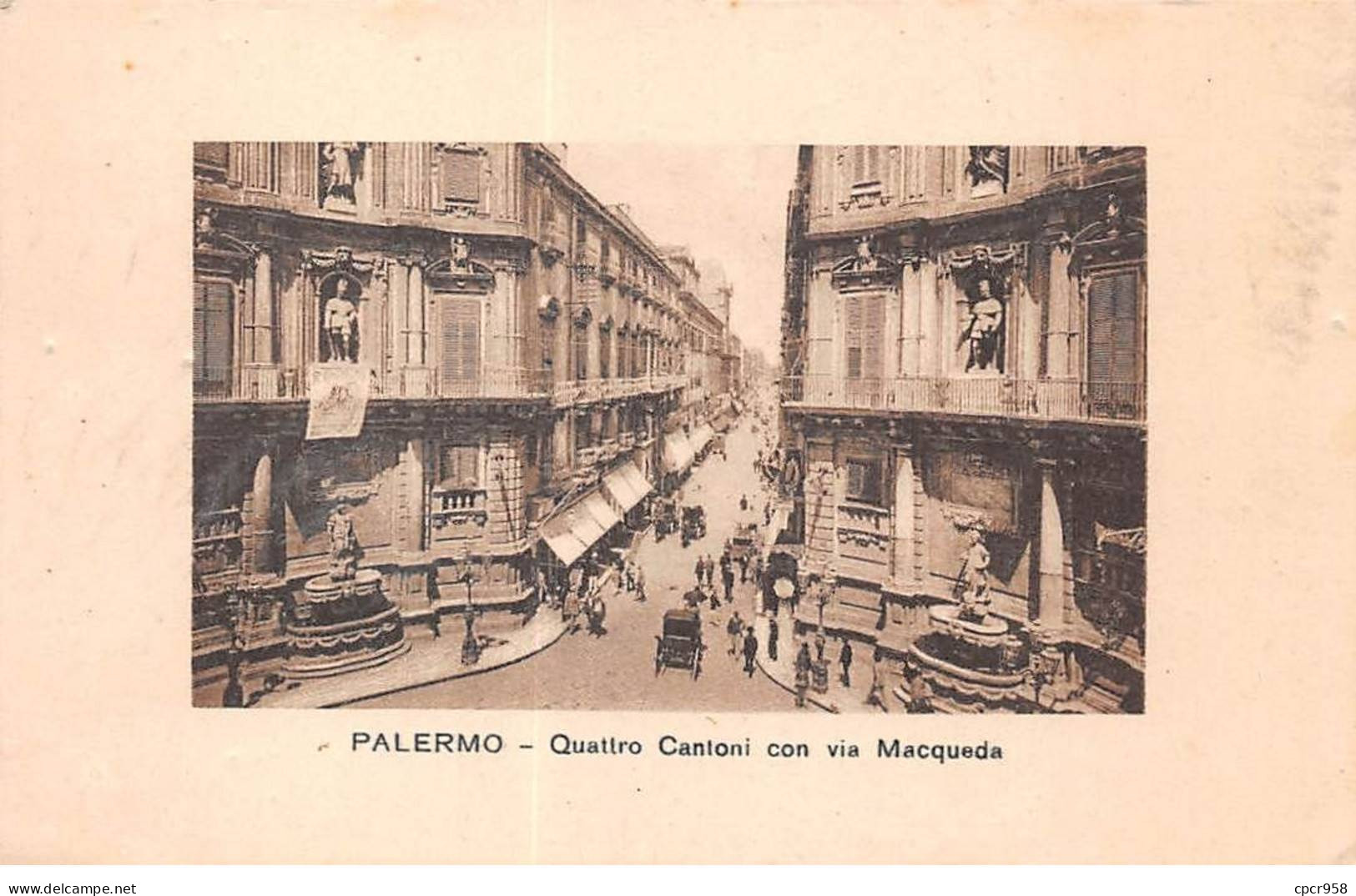 ITALIE - PALERMO - SAN39209 - Quarttro Cantoni Via Macqueda - Other & Unclassified
