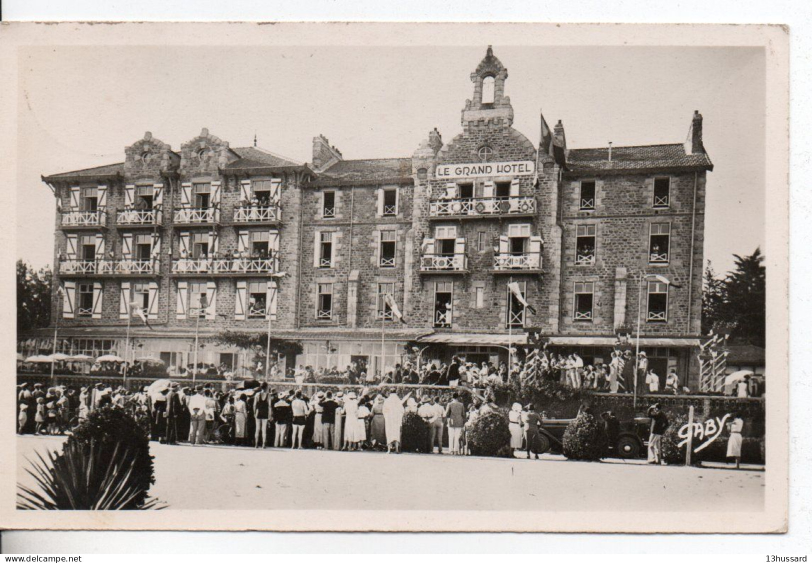 Carte Postale Carnac Plage - Le Grand Hôtel - Carnac