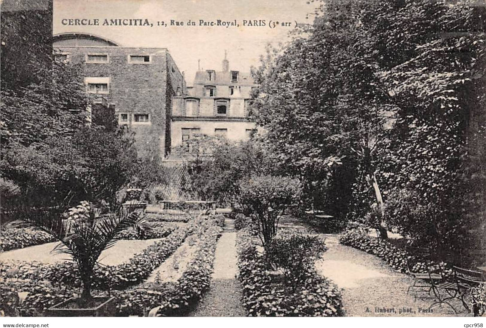 75003 - PARIS - SAN58525 - Cercle Amicitia - Rue Du Parc Royal - Distretto: 03