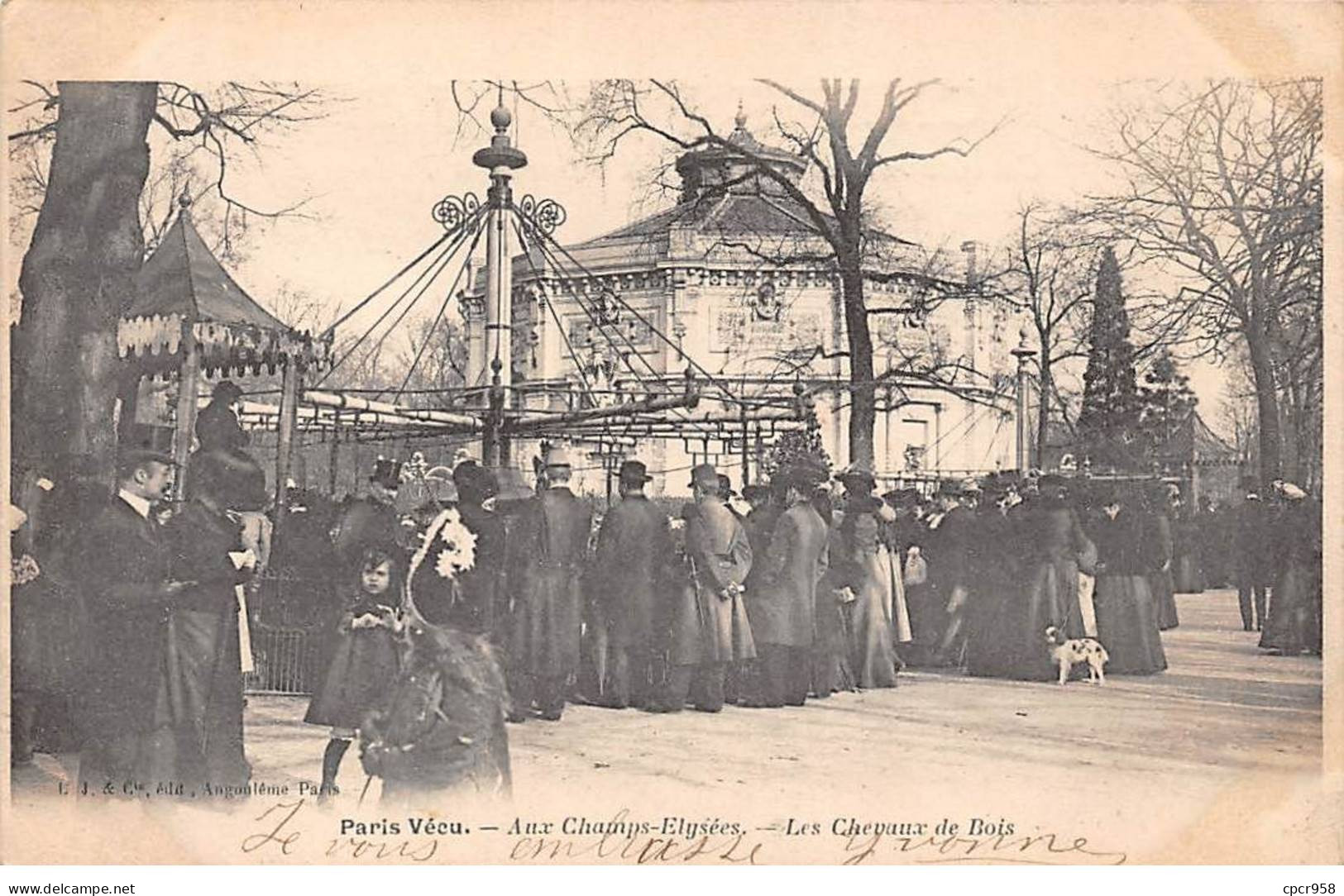 75008 - PARIS - SAN58527 - Paris Vécu - Aux Champs Elysées - Les Chevaux De Bois - Manège - Arrondissement: 08