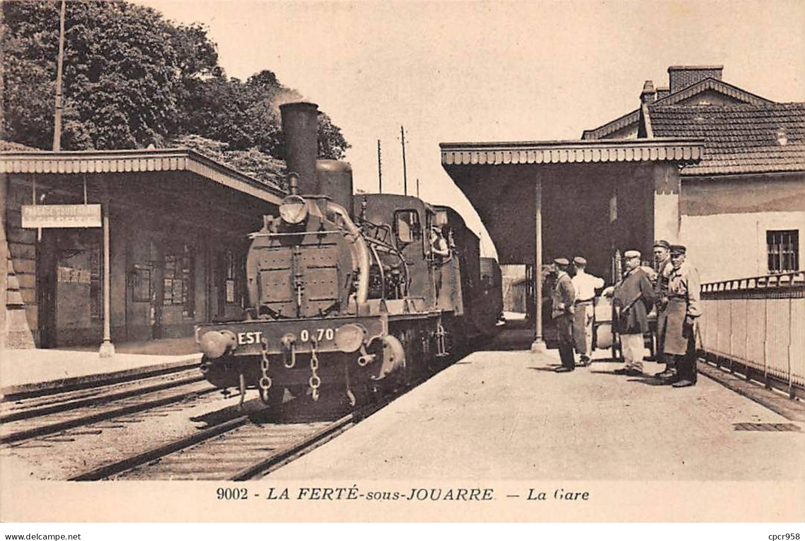 77 - LA FERTE SOUS JOUARRE - SAN58537 - La Gare - Train - La Ferte Sous Jouarre