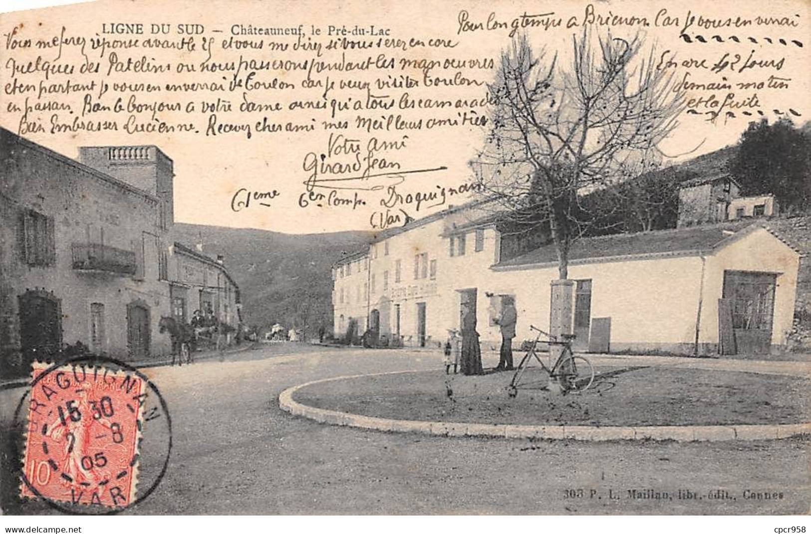 83 - CHATEAUNEUF - SAN58560 - Ligne Du Sud - Le Pré Du Lac - Sonstige & Ohne Zuordnung