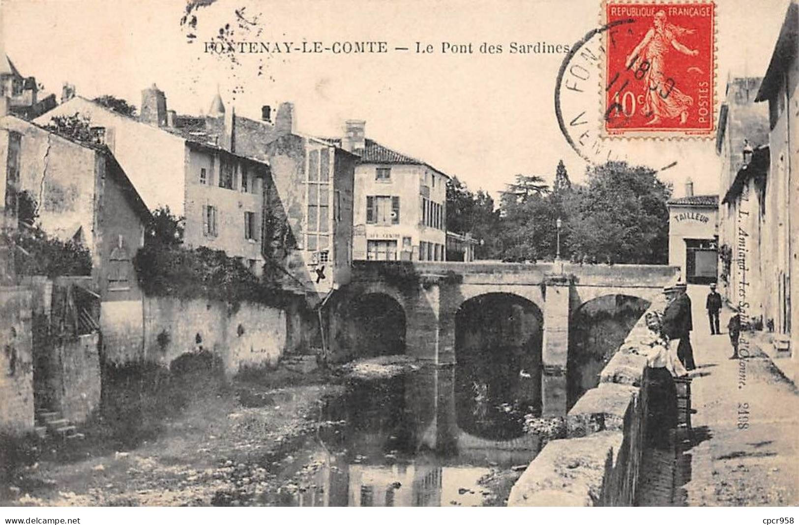 85 - FONTENAY LE COMTE - SAN58577 - Le Pont Des Sardines - Fontenay Le Comte