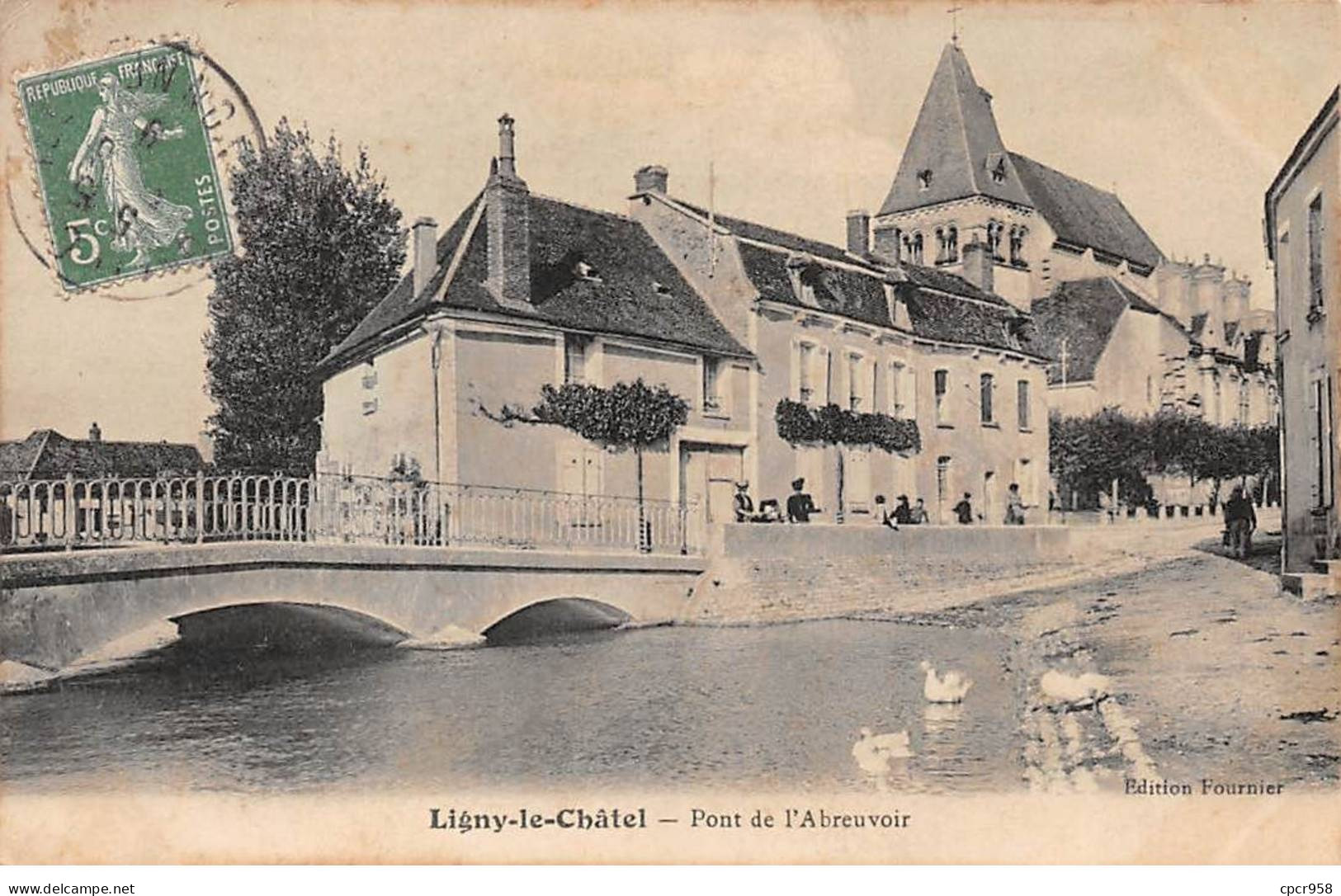 89 - LIGNY LE CHATEL - SAN58597 - Pont De L'Abreuvoir - Ligny Le Chatel