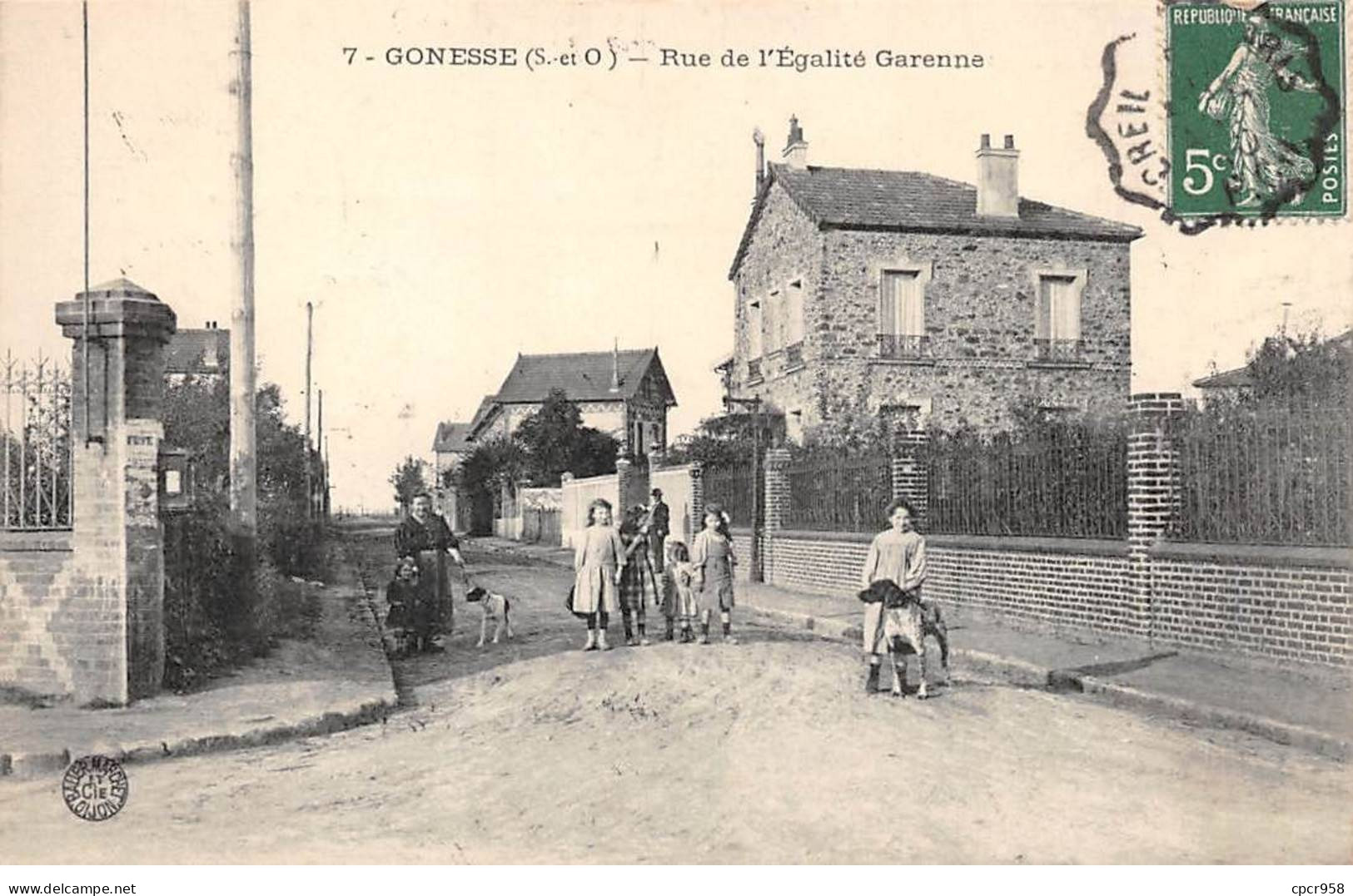 95 - GONESSE - SAN58622 - Rue De L'Egalité Garenne - Gonesse