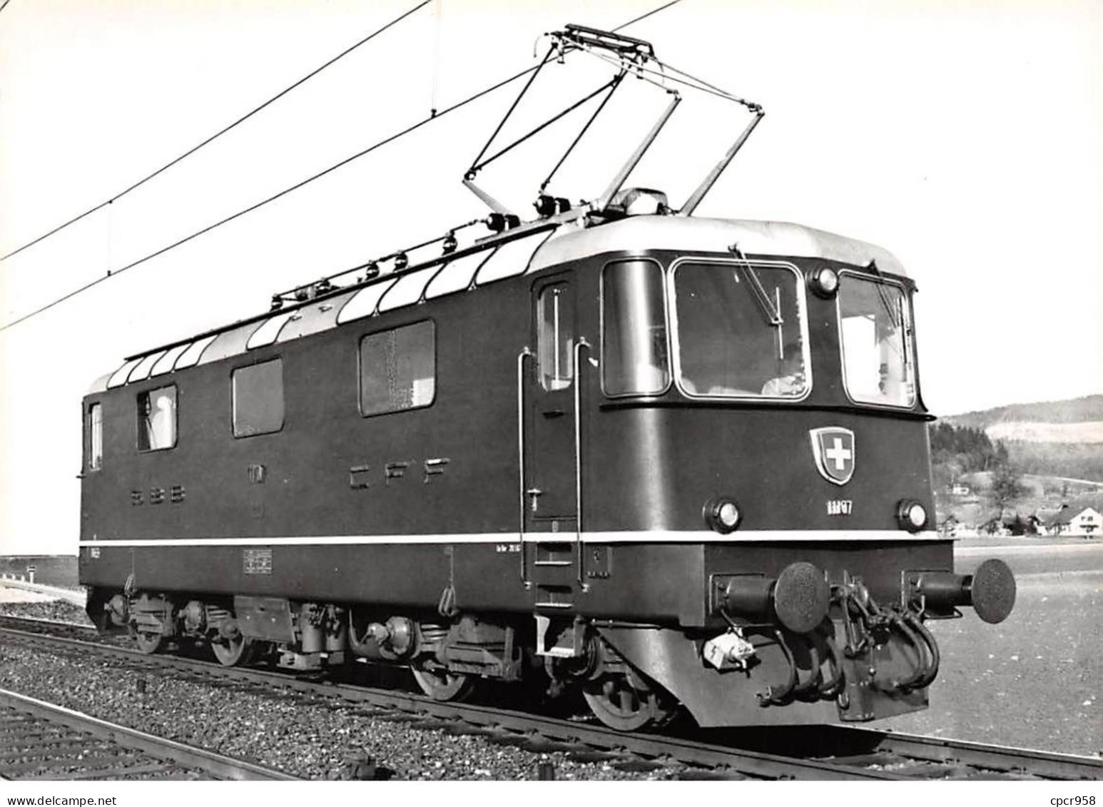 SUISSE - SAN58856 - Train à Localiser - Locomotive Pour Service Mixte Type RE 4/4 II 11101 11155 - CPSM 15x10 Cm - Autres & Non Classés