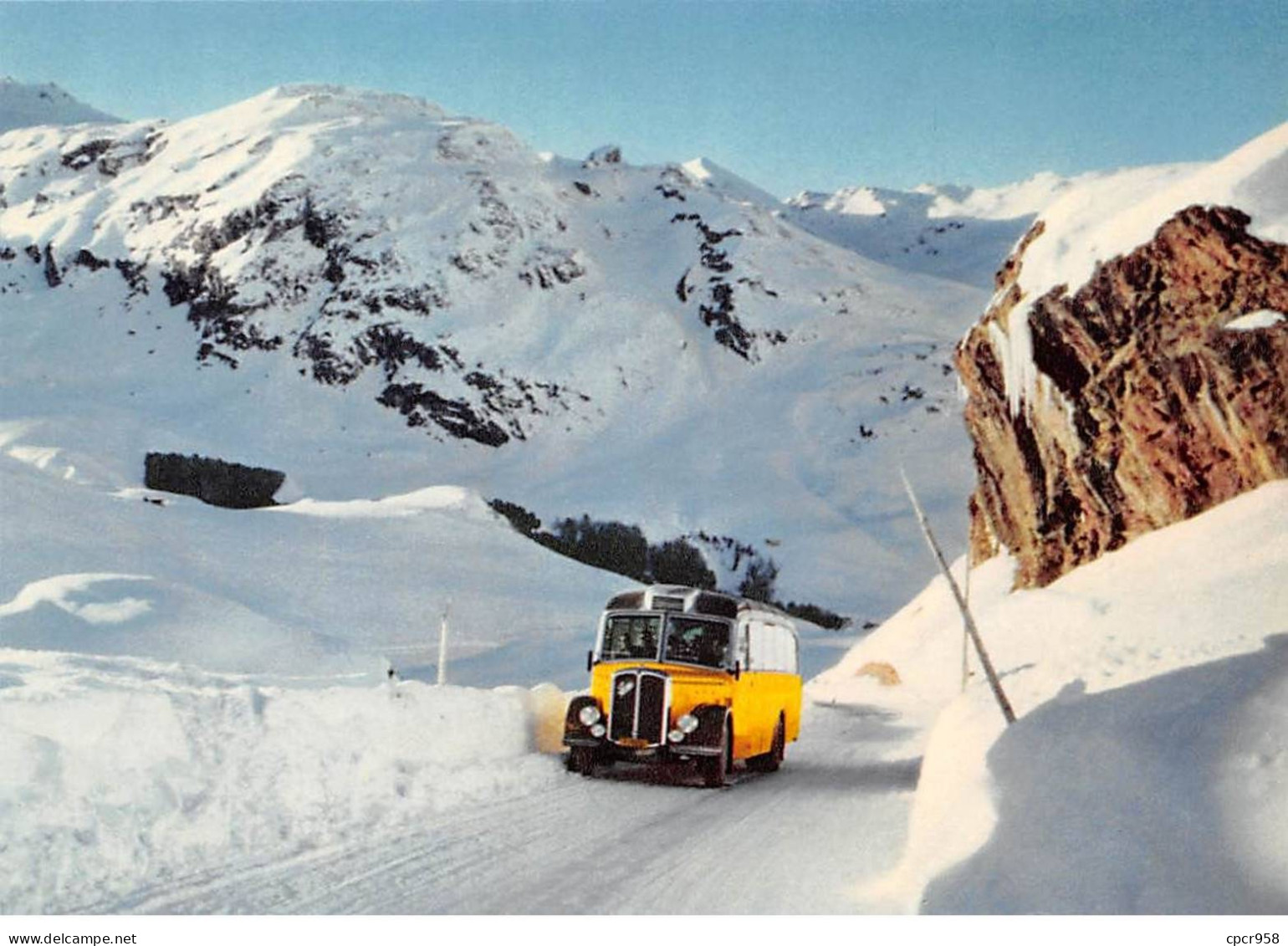 SUISSE - SAN58847 - Autocars Postaux Suisses - Julier - CPSM 15x10 Cm - Autres & Non Classés