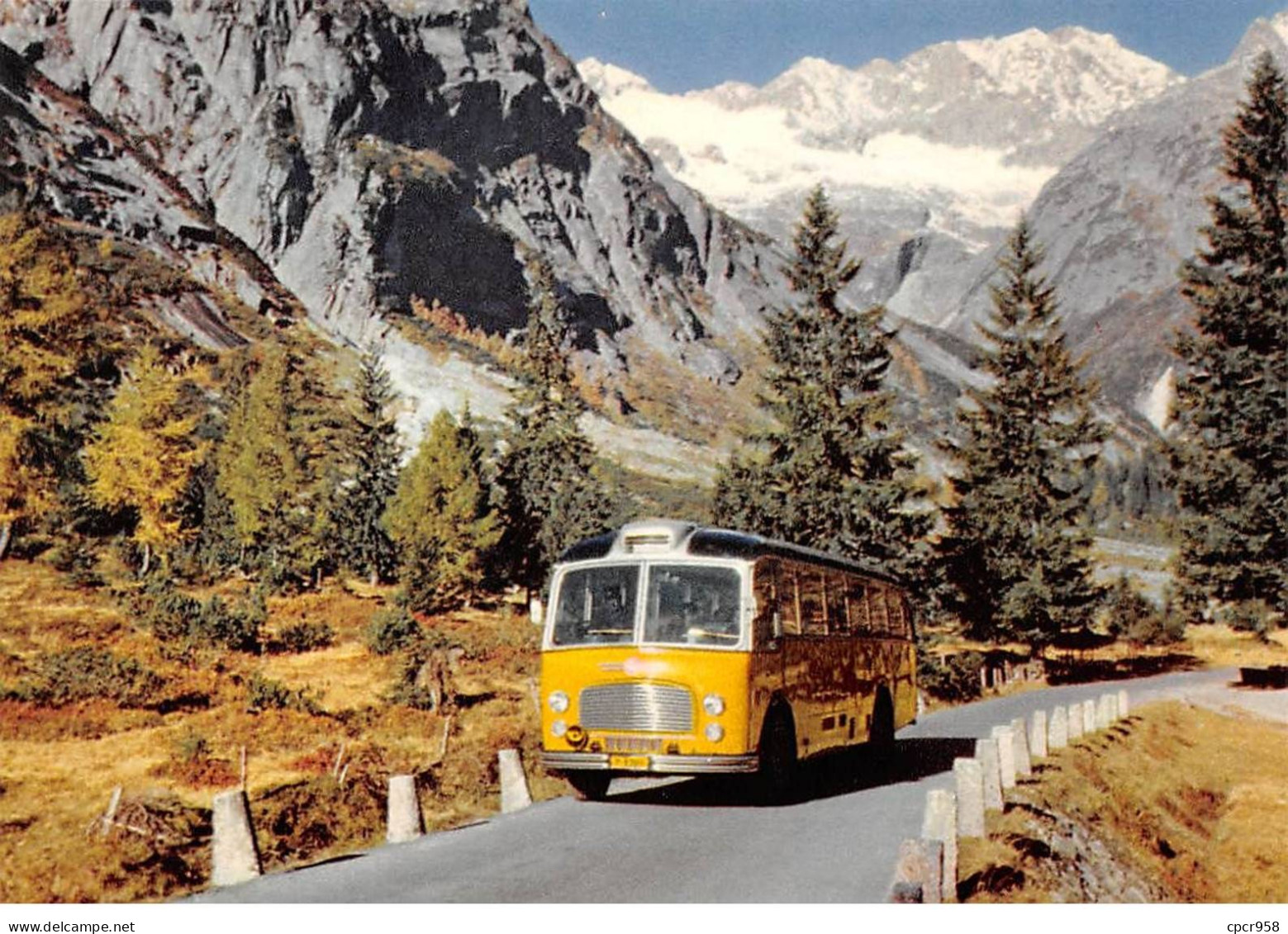 SUISSE - SAN58846 - Autocars Postaux Suisses - Grimsel - CPSM 15x10 Cm - Autres & Non Classés