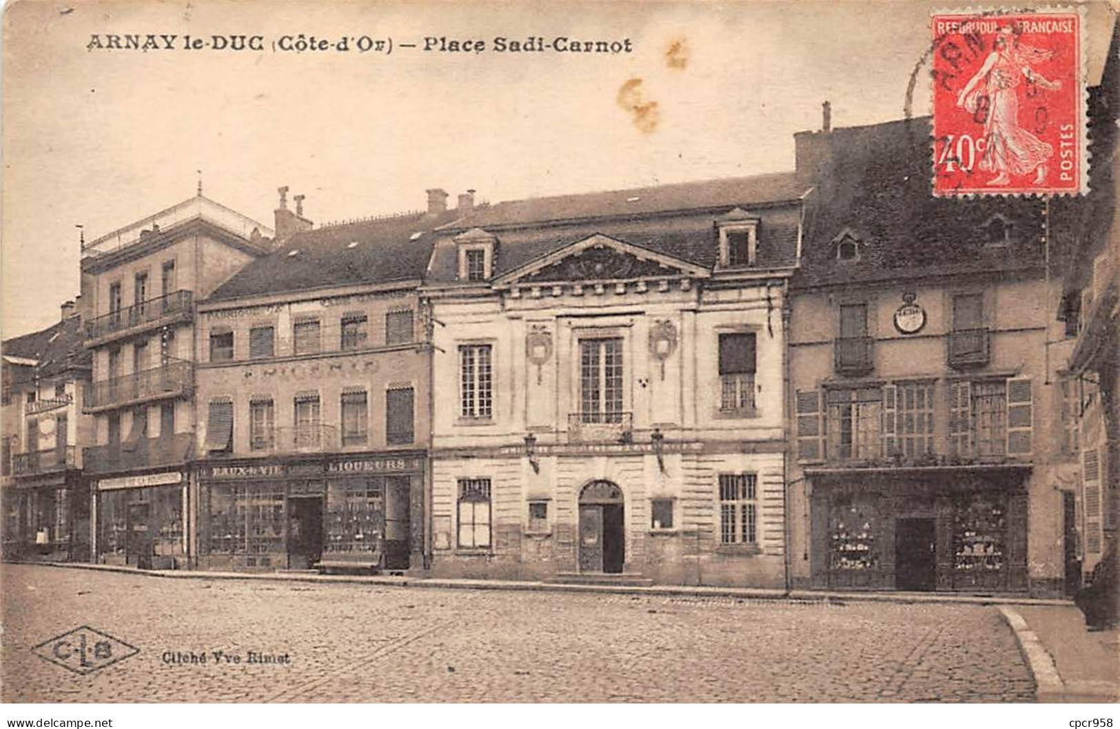21 - ARNAY LE DUC - SAN39804 - Place Sadi Carnot - Arnay Le Duc