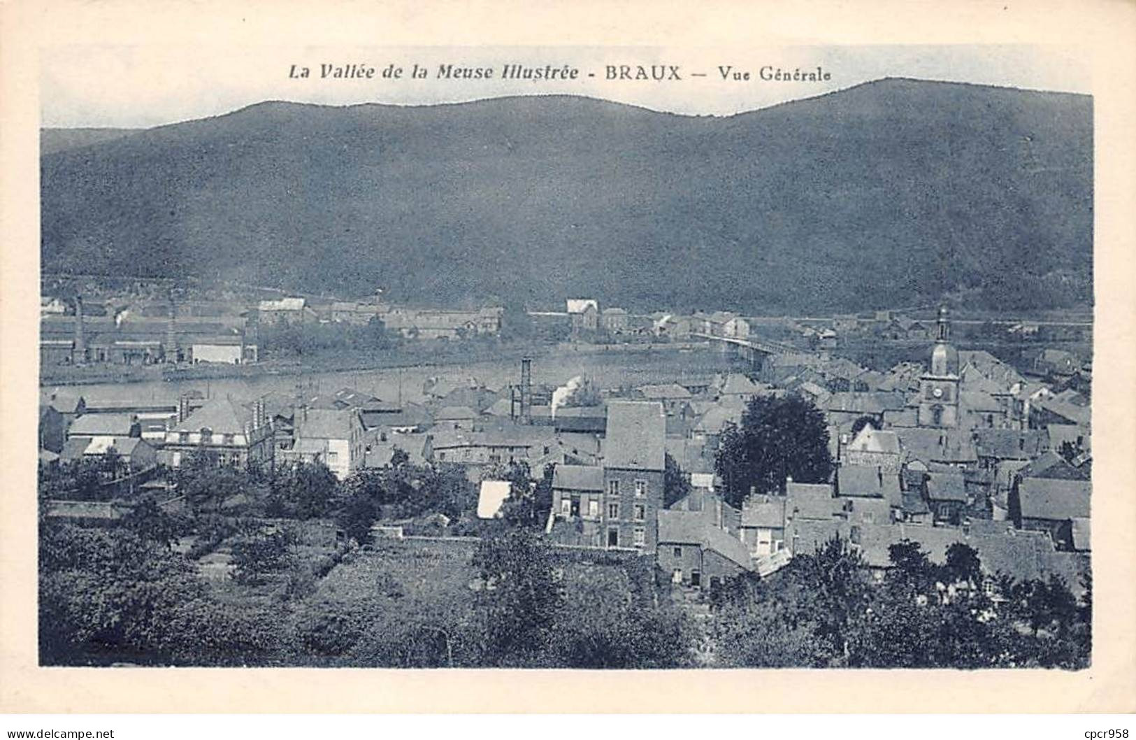 08.55 - BRAUX - SAN40065 - Vue Générale - La Vallée De La Meuse - Autres & Non Classés