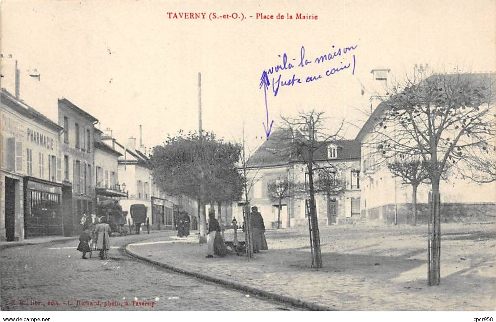 95 - TAVERNY - SAN56154 - Place De La Mairie - Taverny