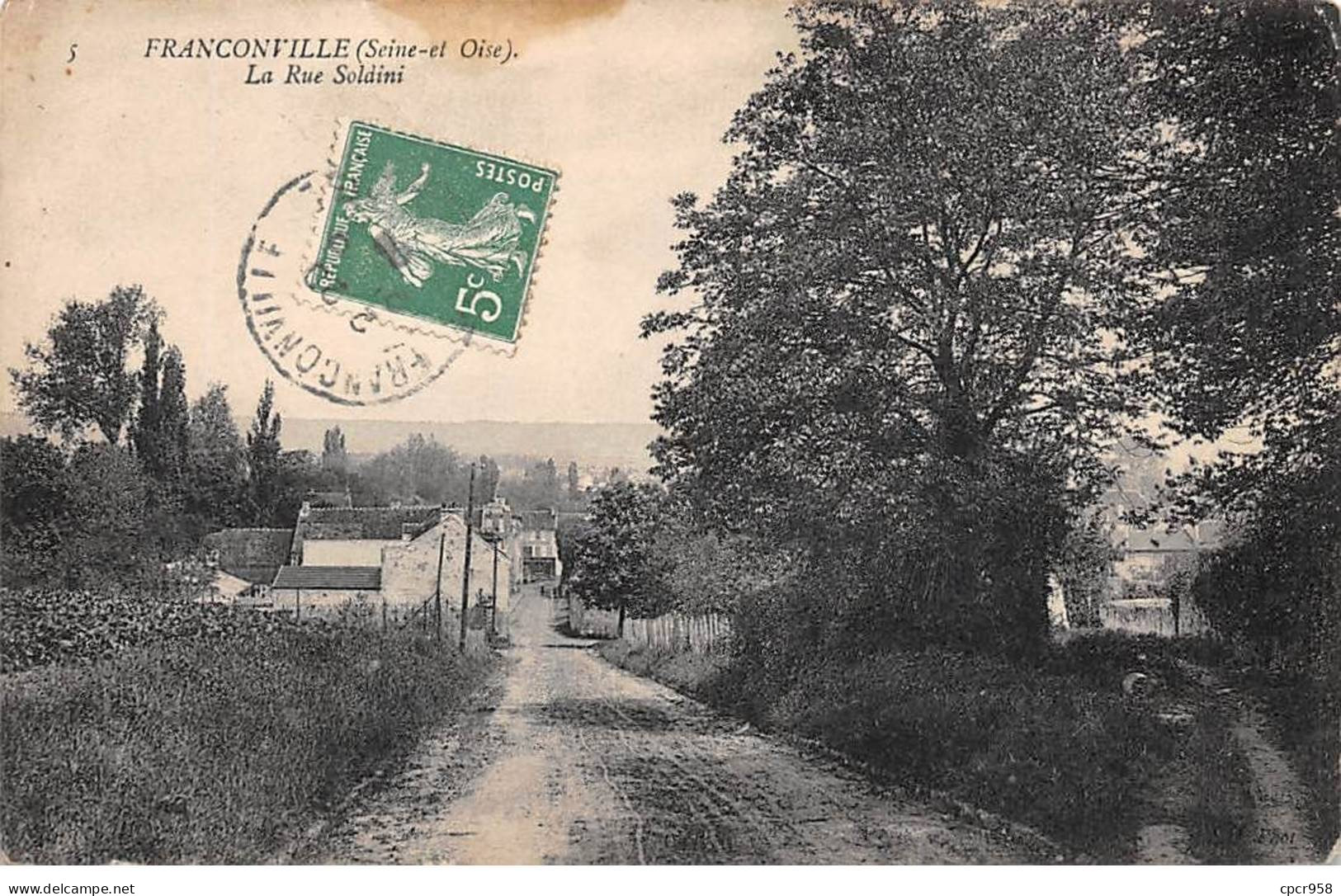 95 - FRANCONVILLE - SAN56168 - La Rue Soldini - Franconville