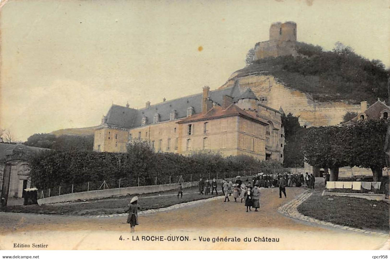 95 - LA ROCHE GUYON - SAN56156 - Vue Générale Du Château - La Roche Guyon