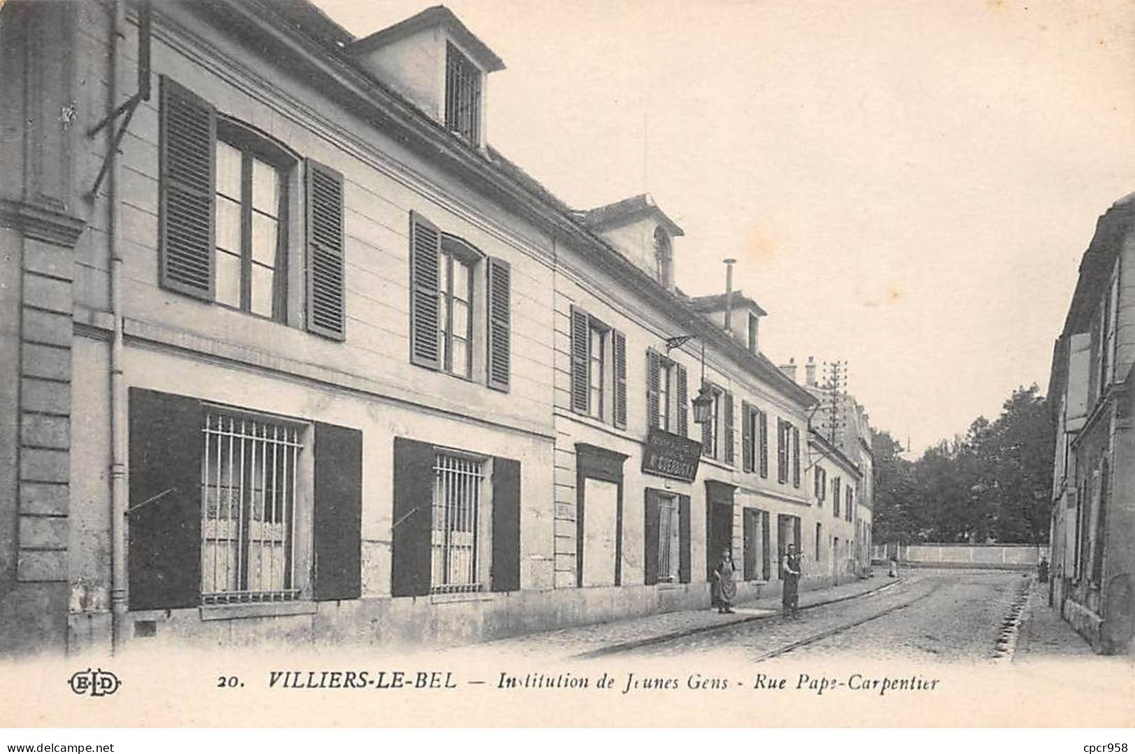 95 - VILLIERS LE BEL - SAN56209 - Institution De Jeunes Gens - Rue Pape Carpentier - Villiers Le Bel
