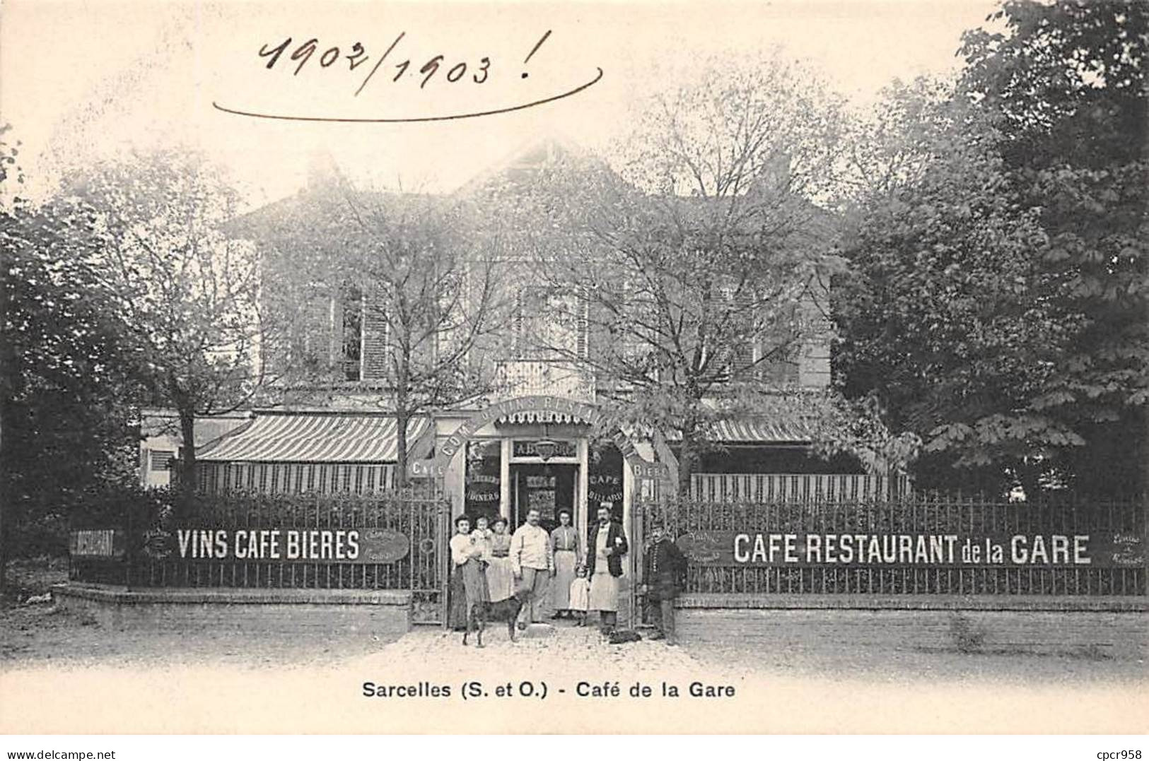 95 - SARCELLES - SAN56220 - Café De La Gare - Sarcelles