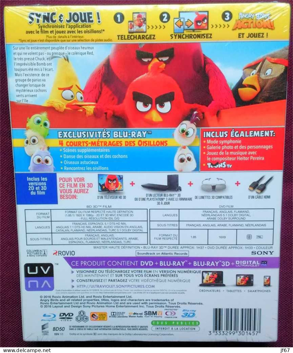 Angry Birds 3D + BR + DVD - Altri