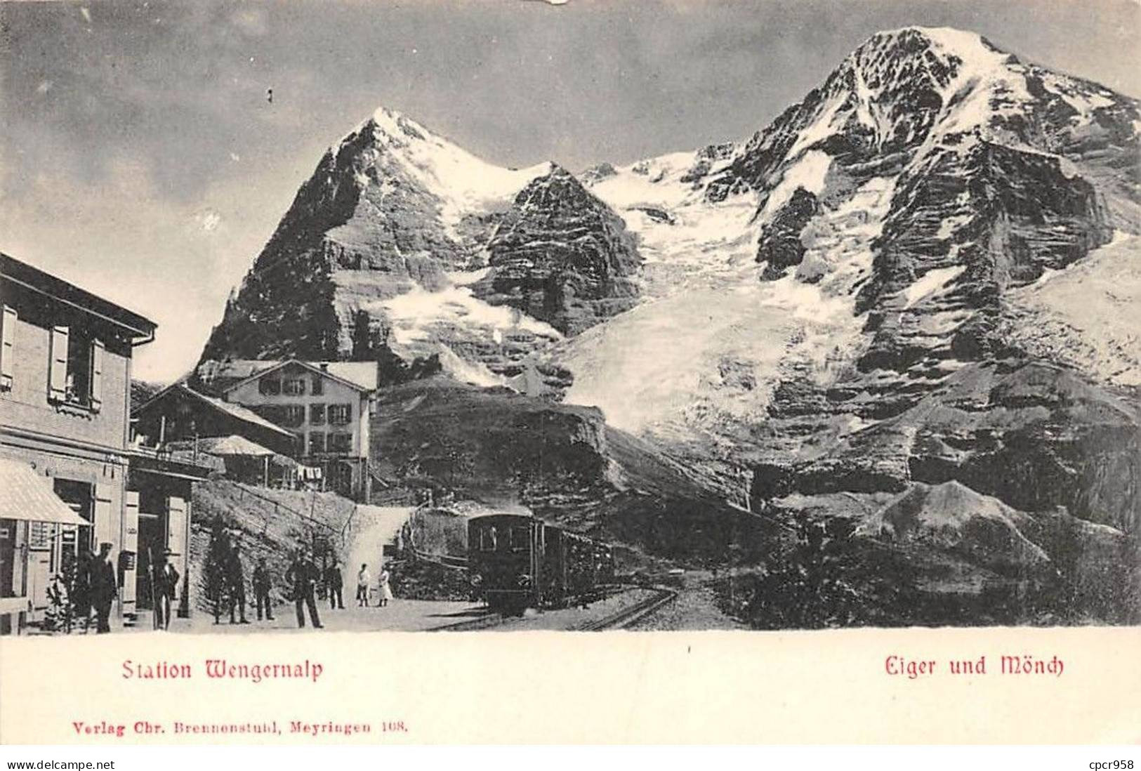 SUISSE - SAN57661 - Station Wengernalp - Eiger Und Mönch - Train - Autres & Non Classés