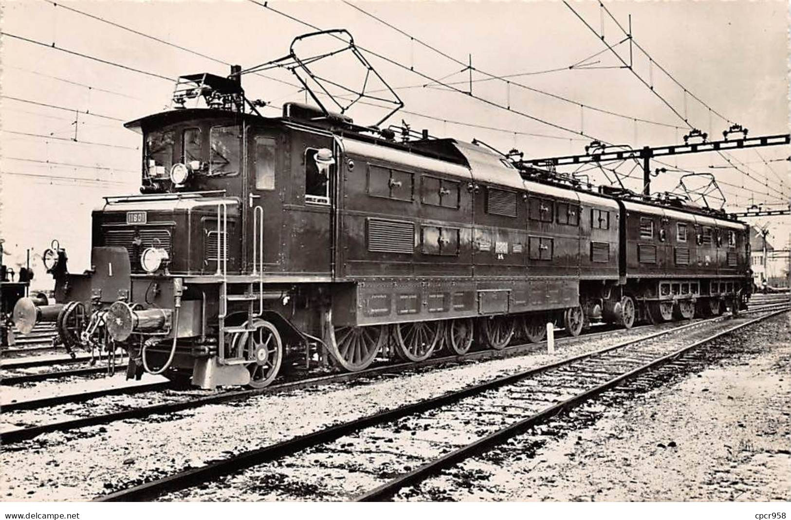 SUISSE - SAN57674 - A Localiser - Neue Elektrische Lokomotive Der Schweiz. Bundesbahnen - CPSM 14x9 Cm - Autres & Non Classés