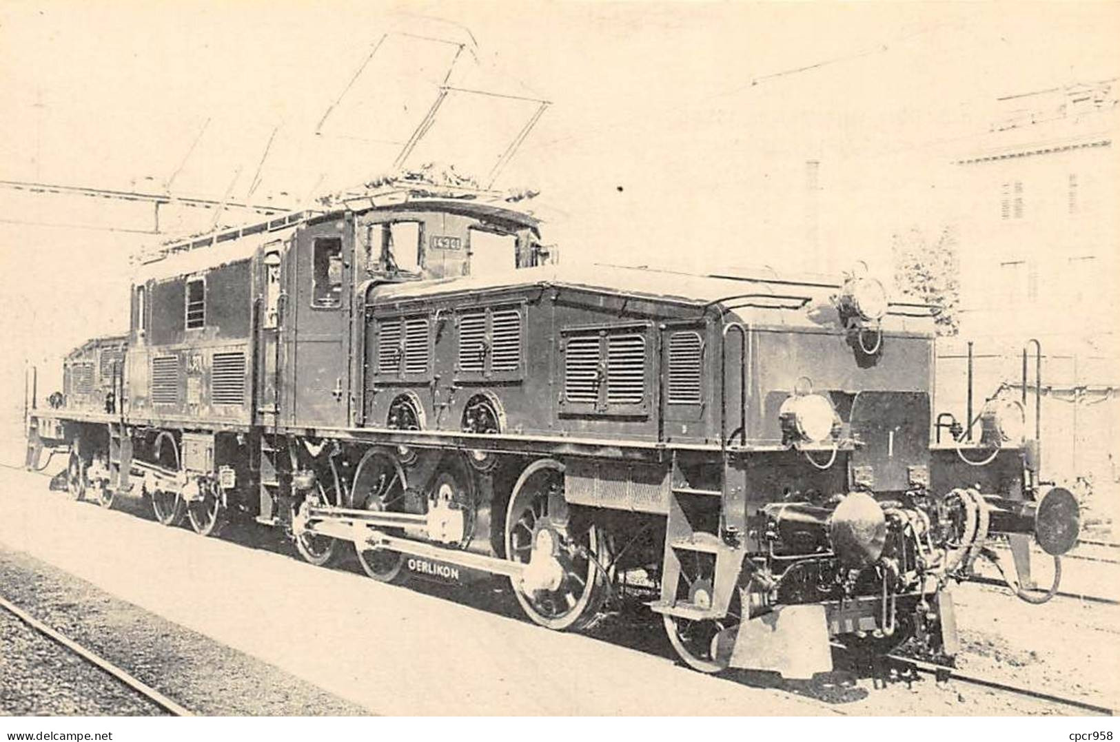 SUISSE - SAN57720 - A Localiser - Locomotives Suisses - Chemins De Fer Fédéraux - Train De Marchandises "crocodile" - Andere & Zonder Classificatie