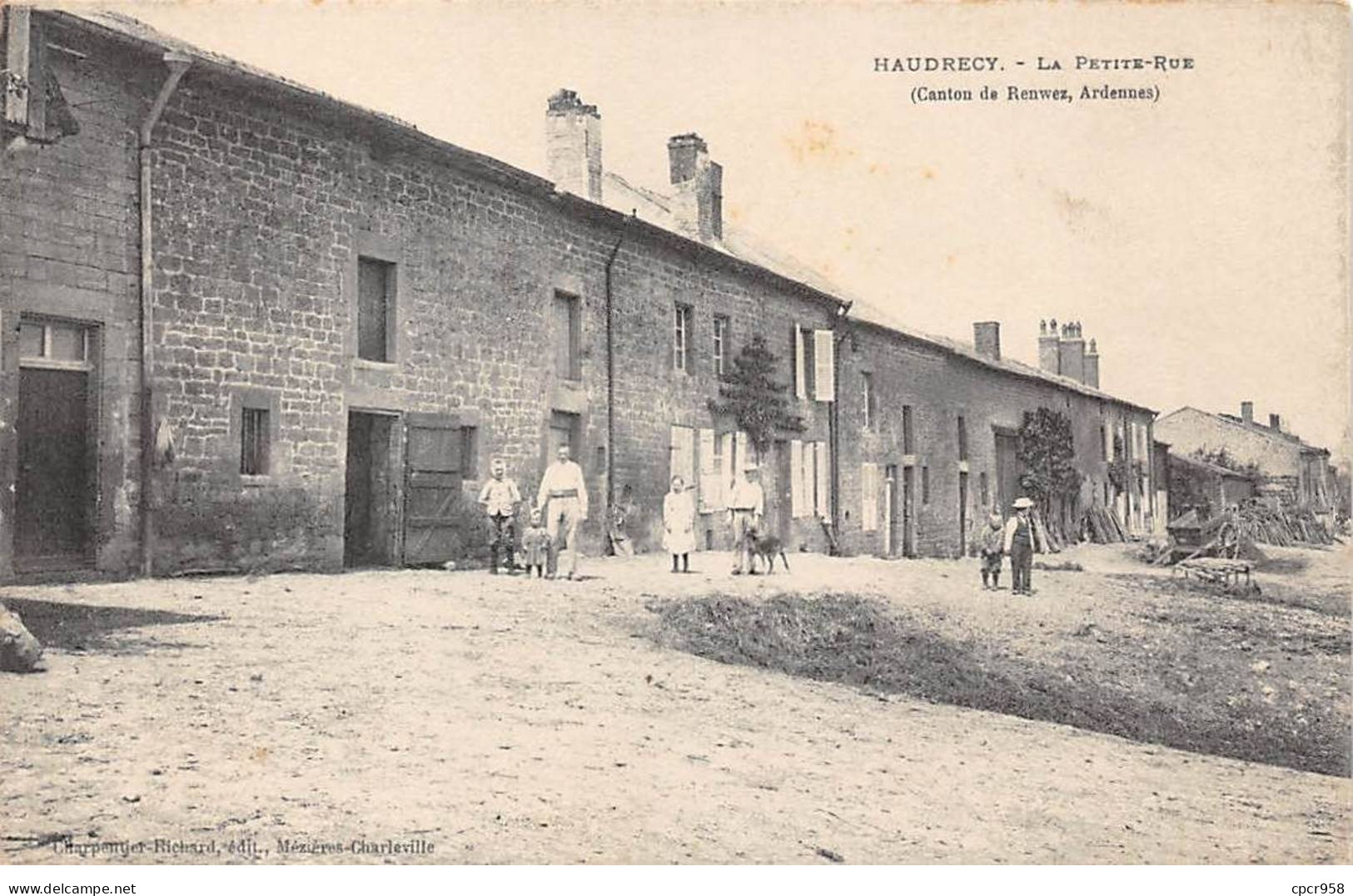 08 - HAUDRECY - SAN58086 - La Petite Rue - Canton De Renwez - Autres & Non Classés