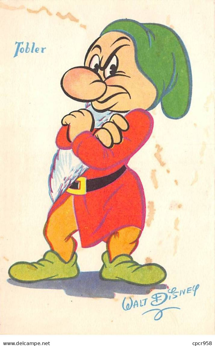 DISNEY - SAN58248 - Carte Pub Tobler - Grincheux - Autres & Non Classés