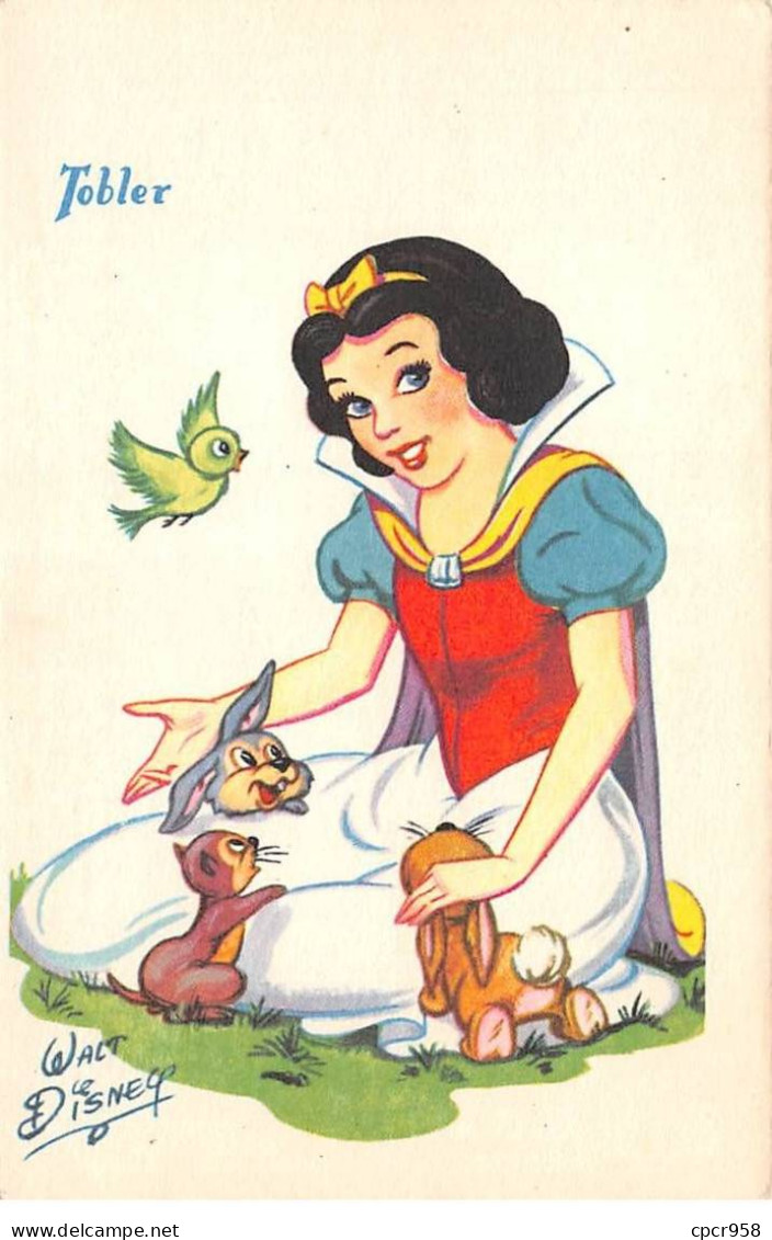 DISNEY - SAN58270 - Carte Pub Tobler - Blanche Neige - Other & Unclassified