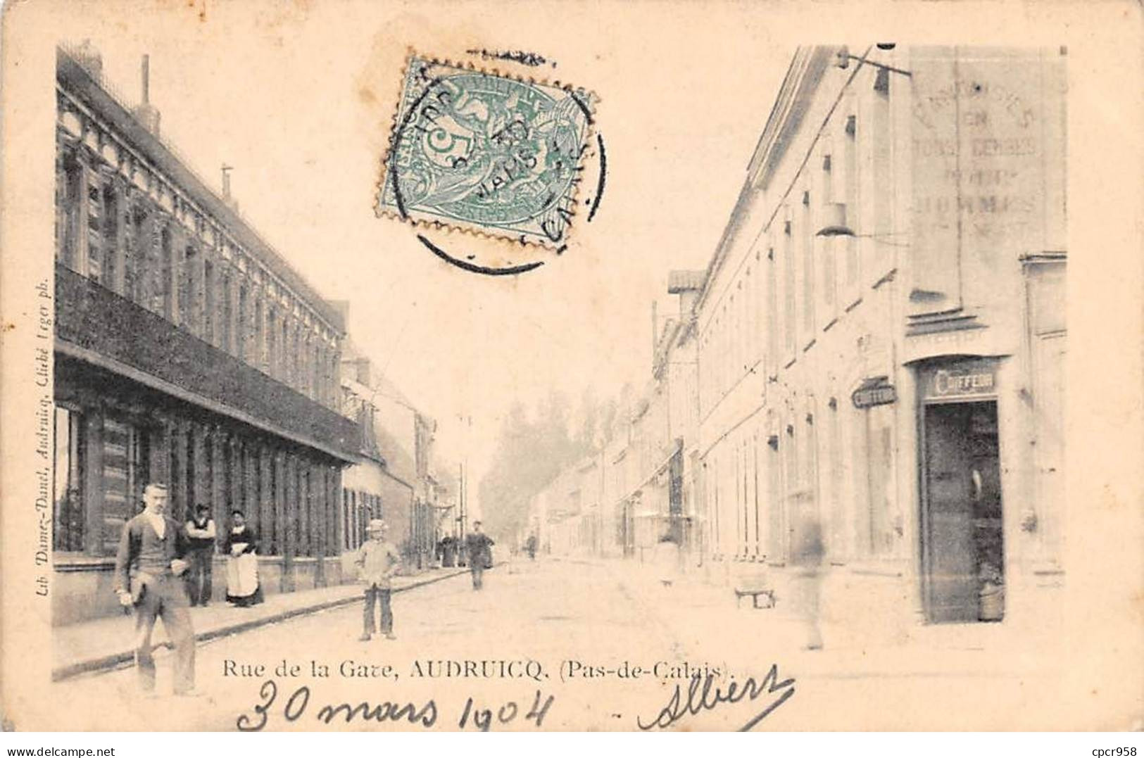 62 - AUDRUICQ - SAN54578 - Rue De La Gare - En L'état - Audruicq