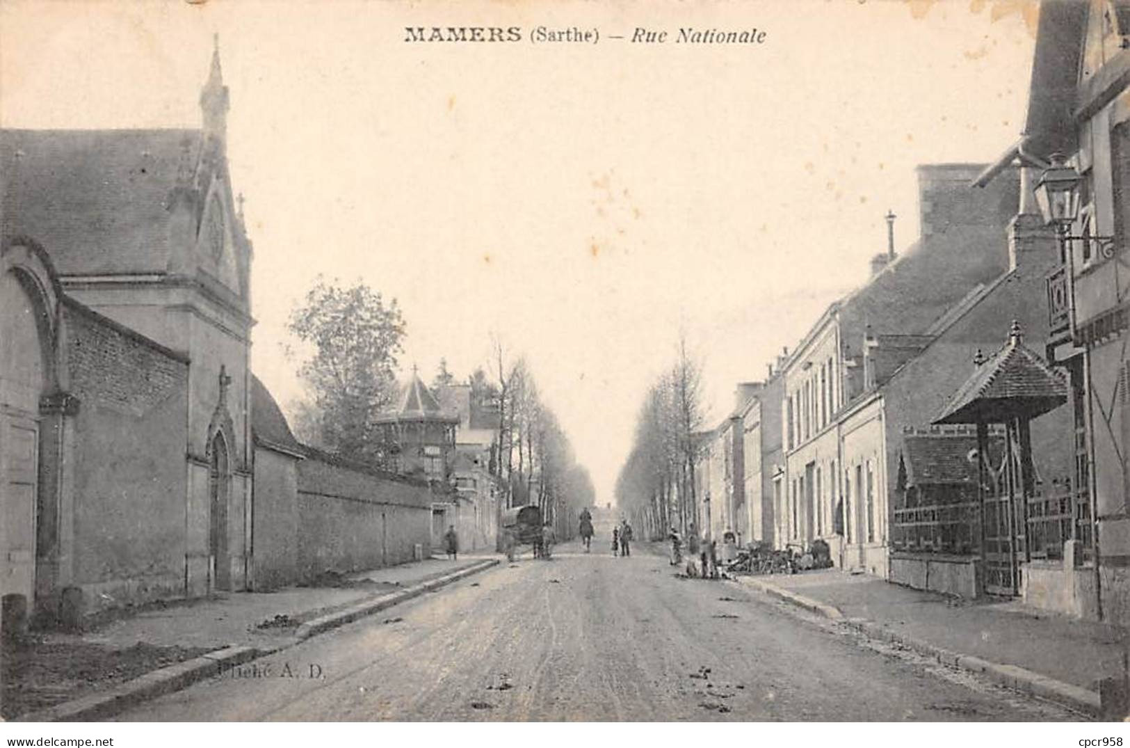 72 - MAMERS - SAN54663 - Rue Nationale - Mamers