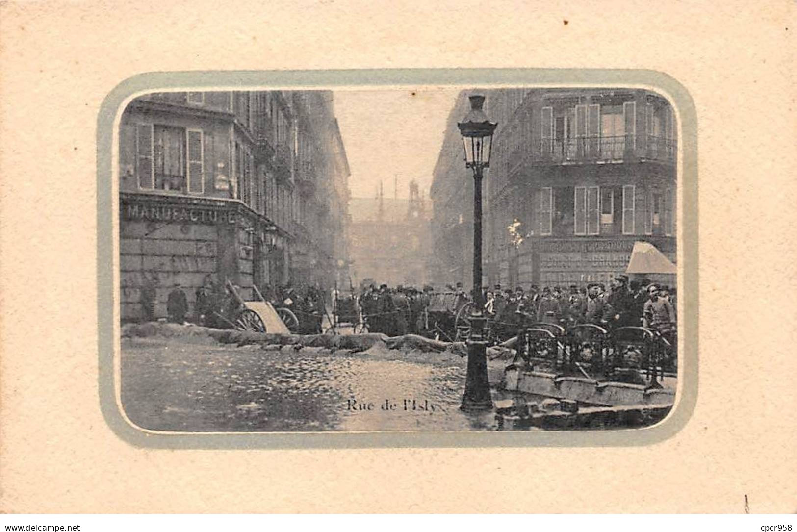 75 - PARIS - SAN55650 - Rue De L'Isly - Überschwemmung 1910