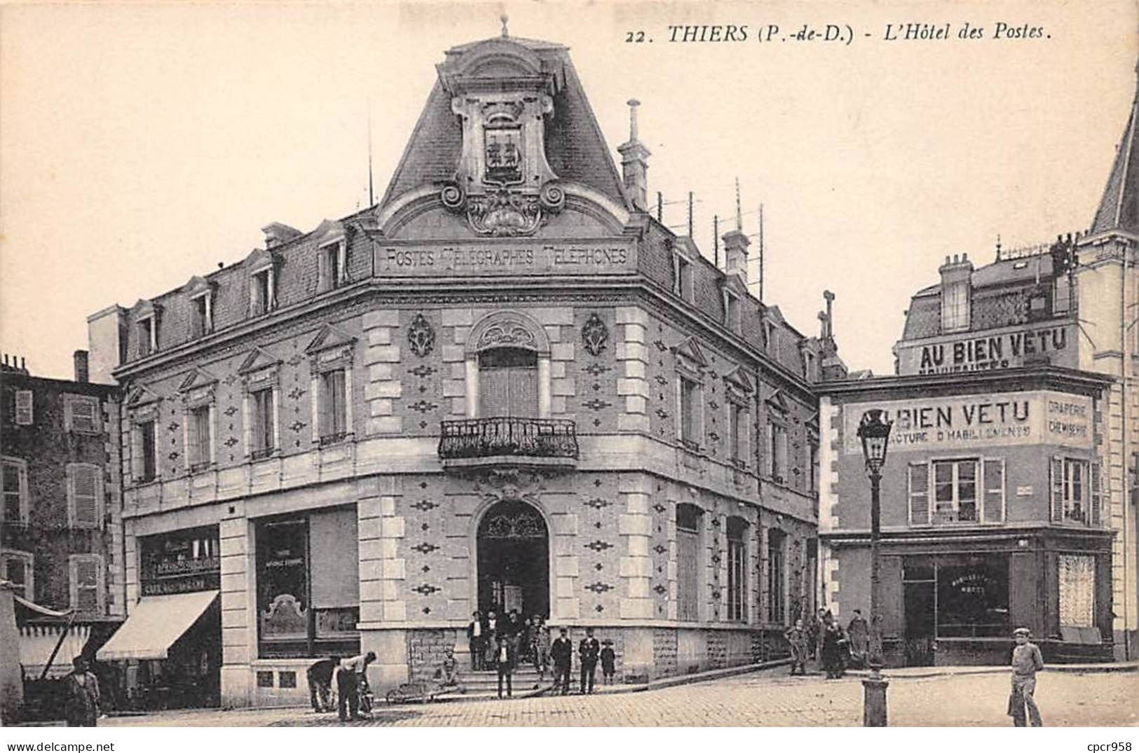 63 - THIERS - SAN54620 - L'Hôtel Des Postes - Thiers