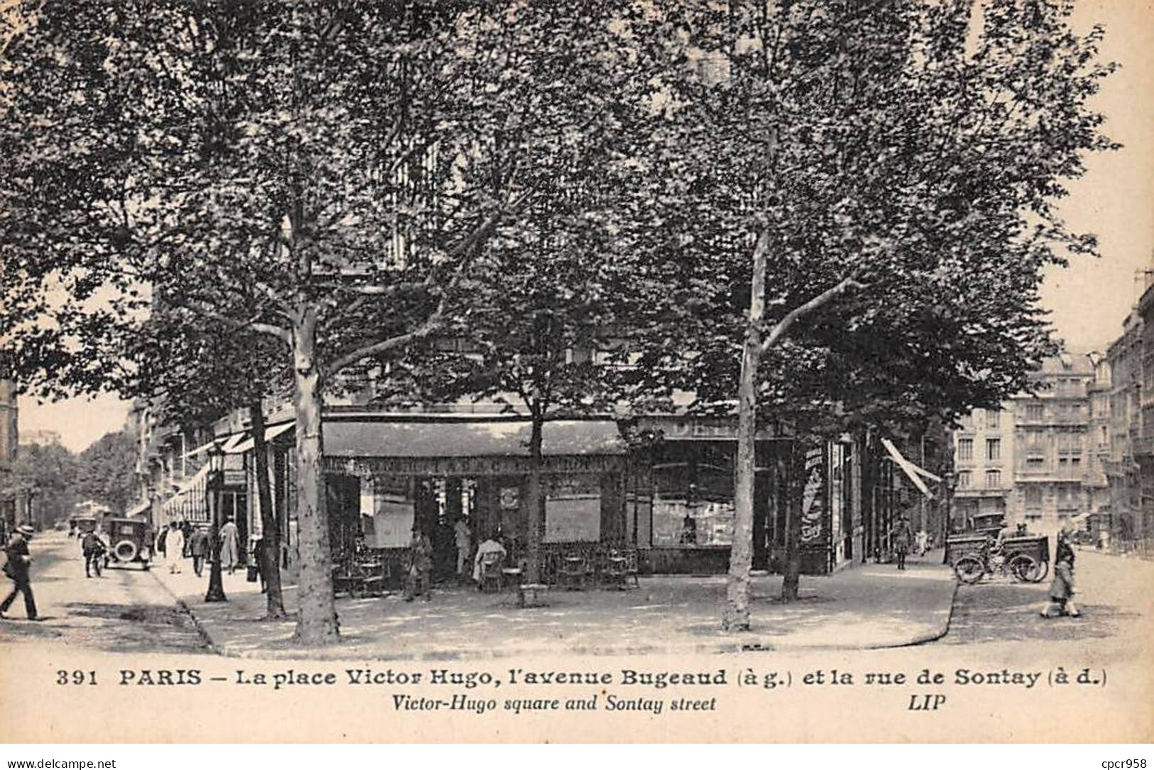 75016 - PARIS - SAN55725 - La Palce Victor Hugo - L'avenue Bugeaud Et La Rue De Sontay - Arrondissement: 16